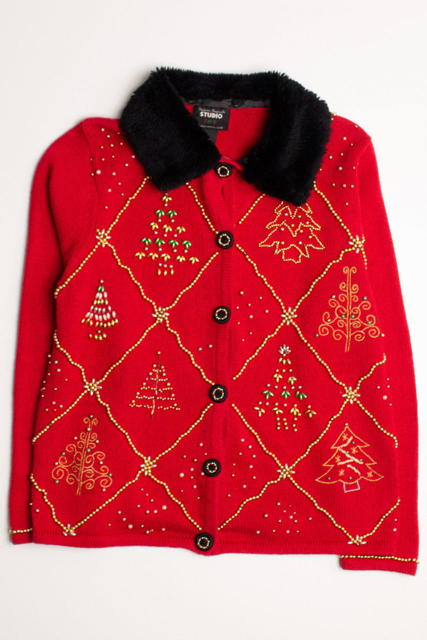 Red Ugly Christmas Cardigan 58794