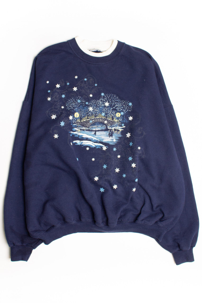 Blue Ugly Christmas Sweatshirt 58801
