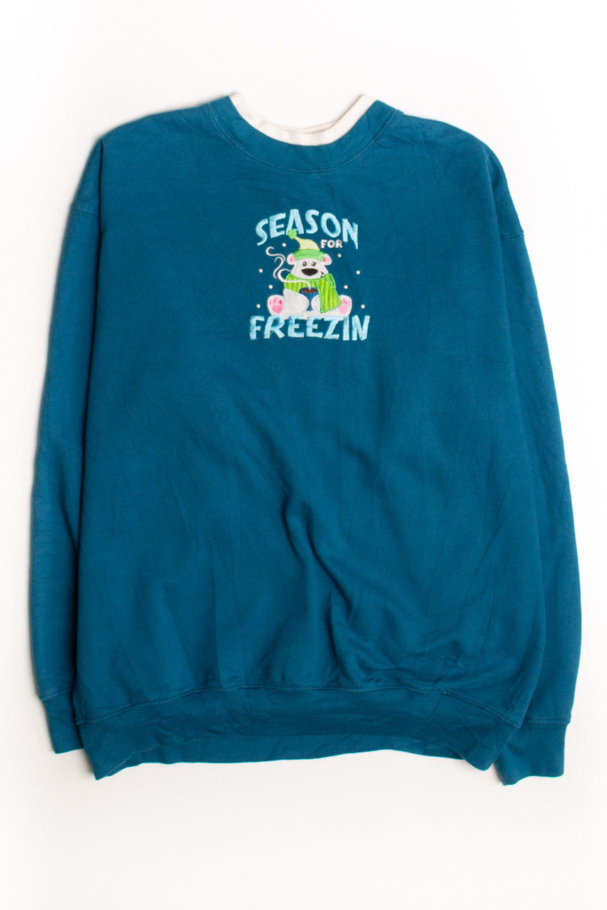Blue Ugly Christmas Sweatshirt 58815