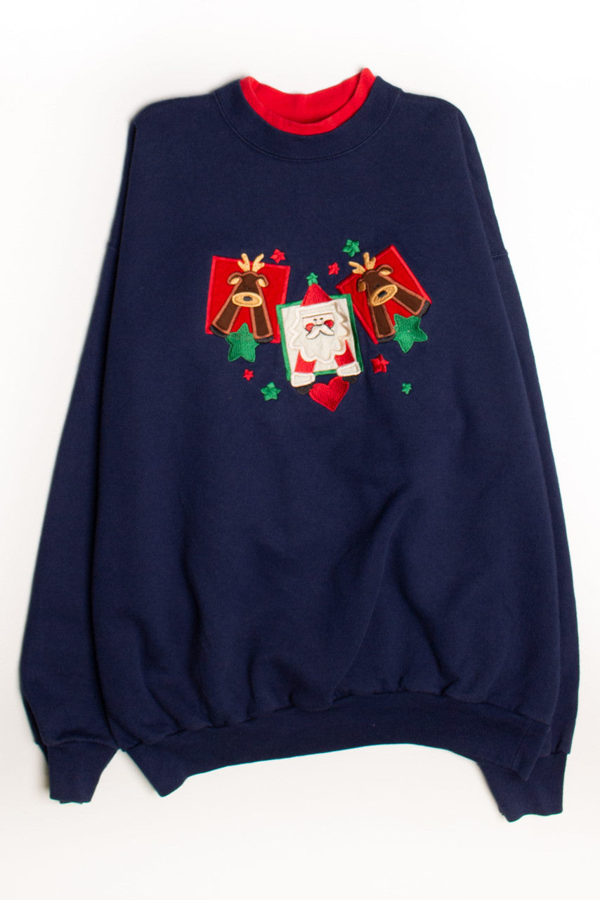 Blue Ugly Christmas Sweatshirt 58830