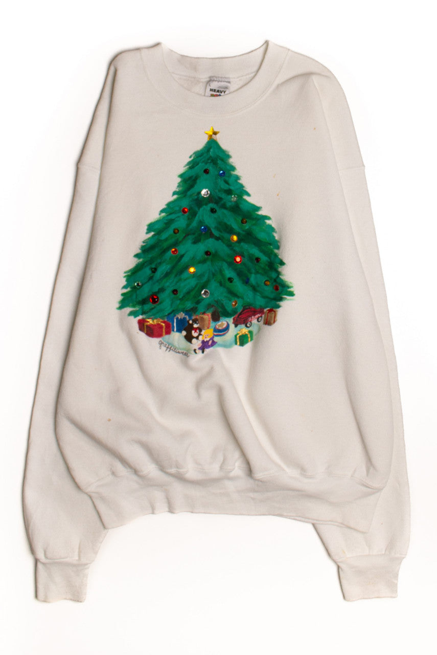 White Ugly Christmas Sweatshirt 58833