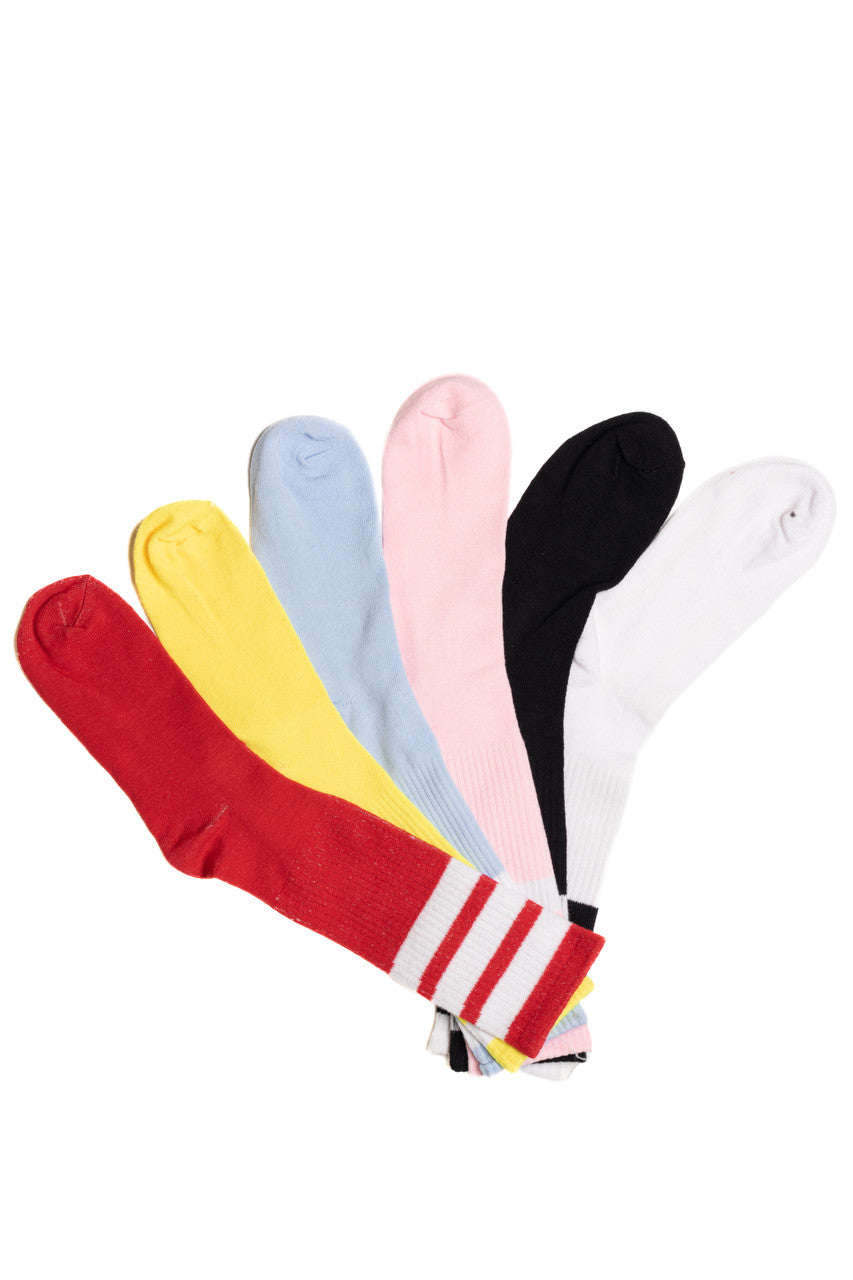 Yellow Tube Socks