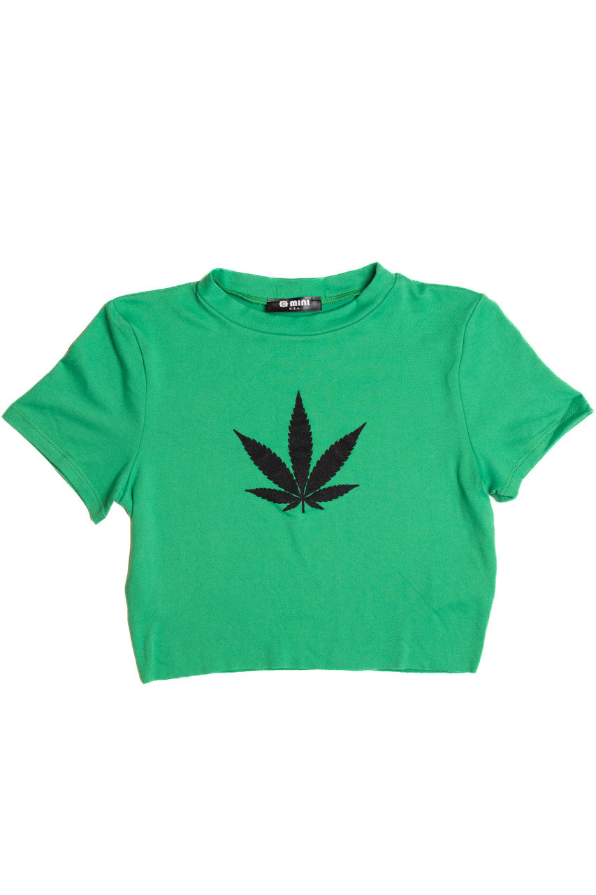 Pot Leaf Crop Tee