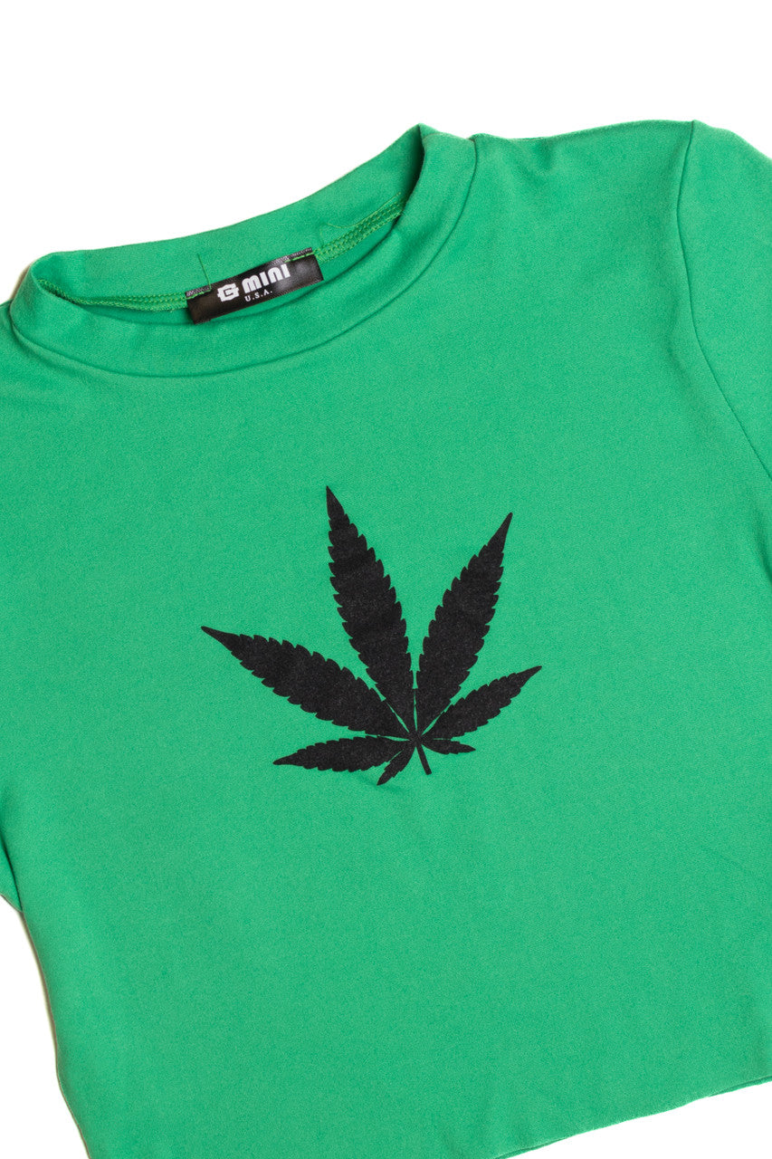 Pot Leaf Crop Tee