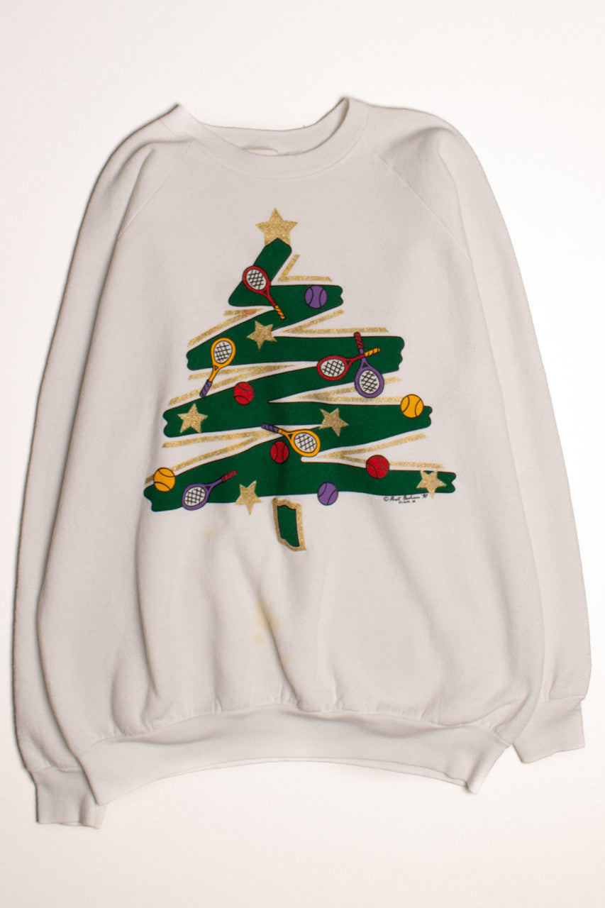 White Ugly Christmas Sweatshirt 58870