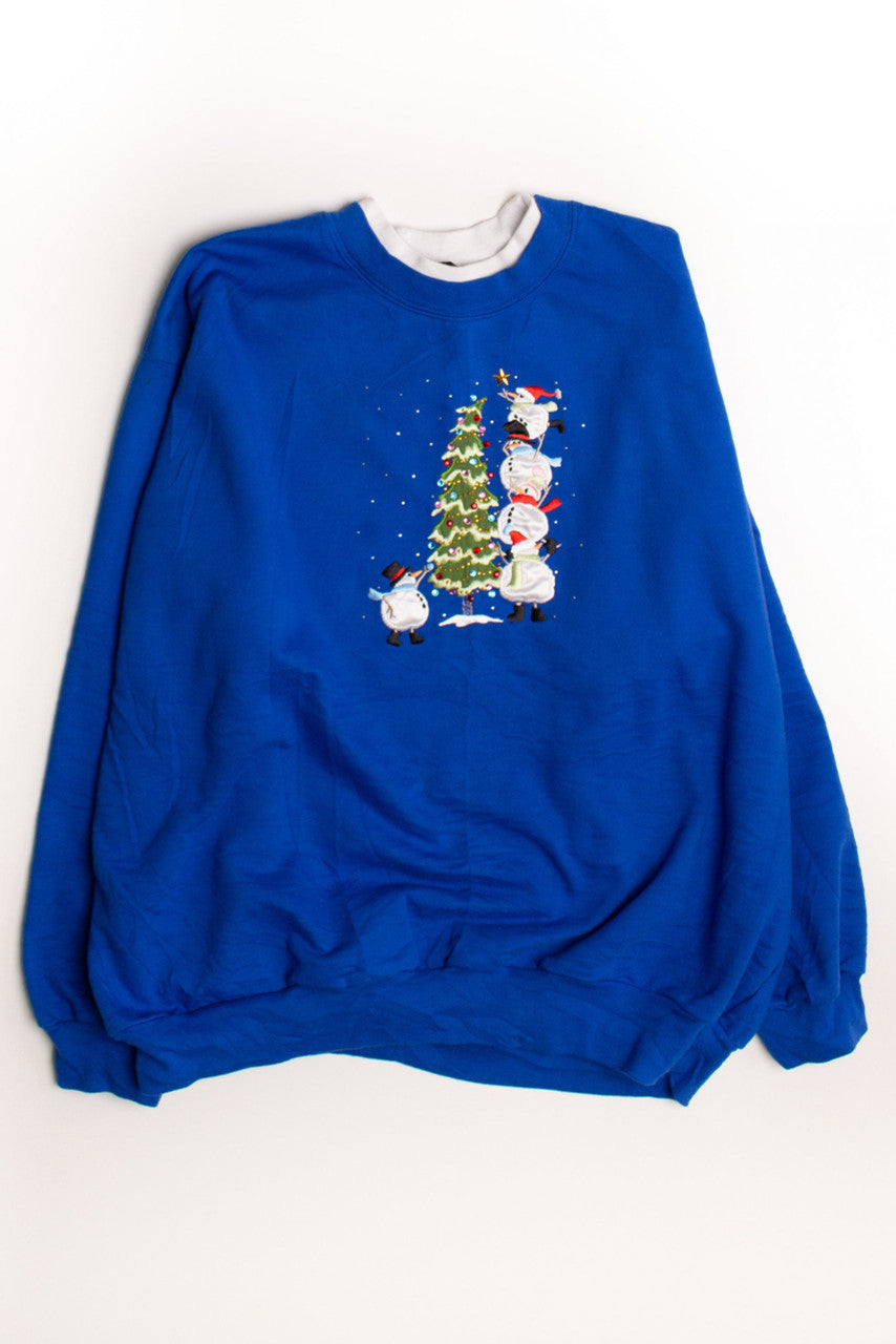 Blue Ugly Christmas Sweatshirt 58912
