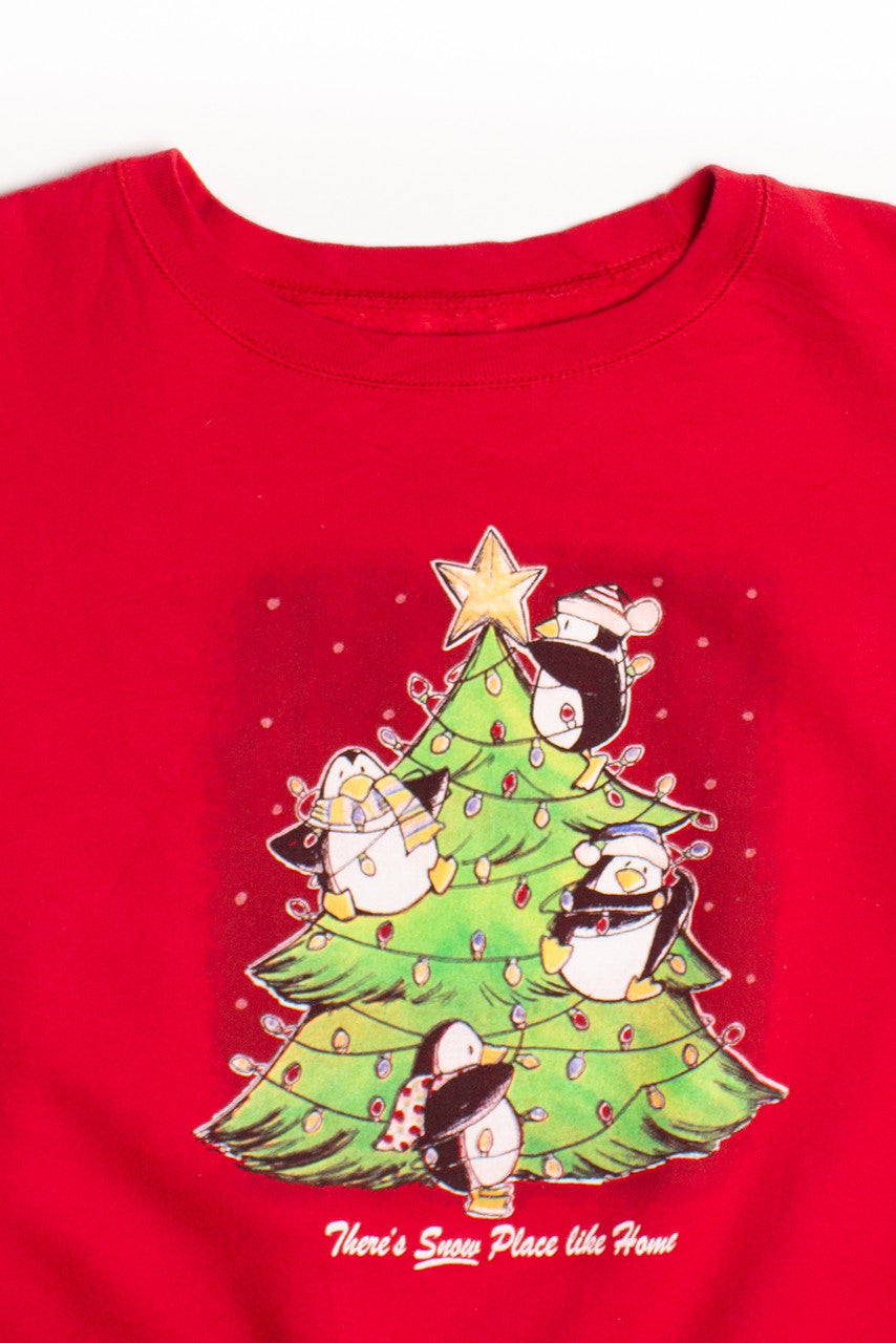 Red Penguin Ugly Christmas Sweatshirt 58918