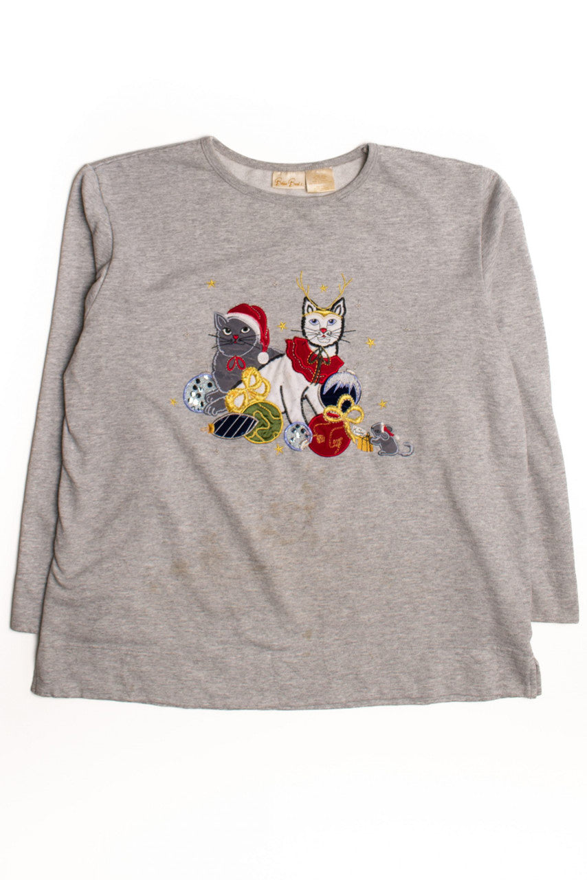 Gray Ugly Christmas Sweatshirt 58932