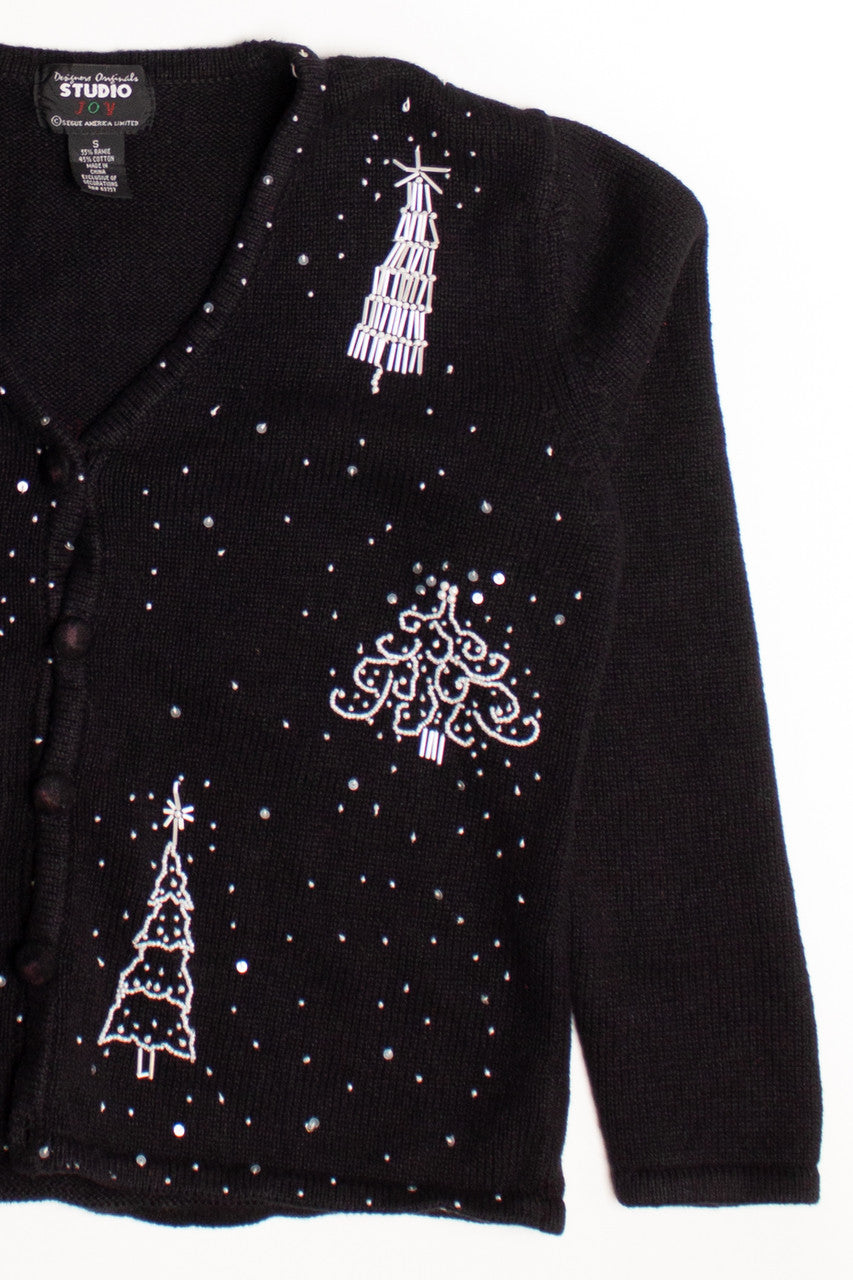 Black Ugly Christmas Cardigan 58963