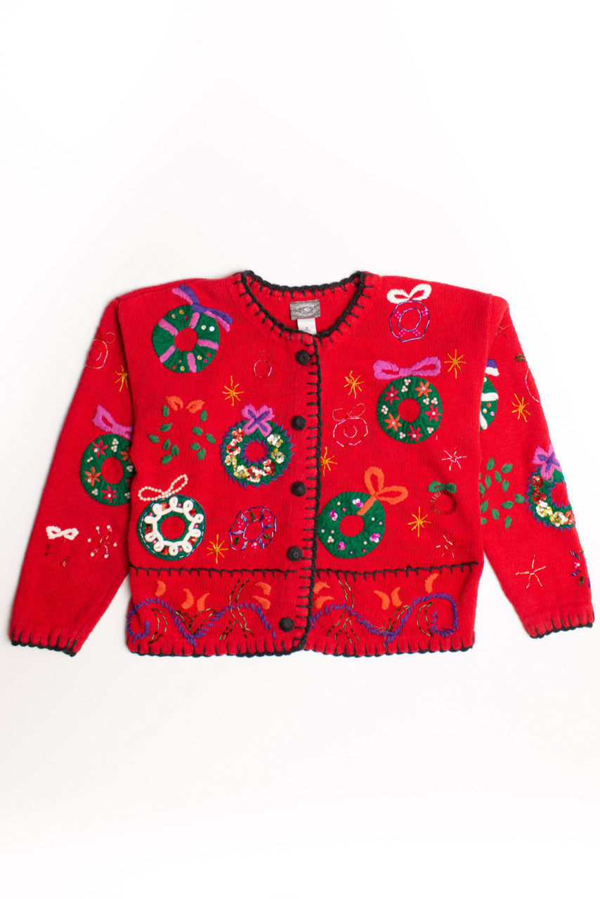 Red Ugly Christmas Cardigan 58966