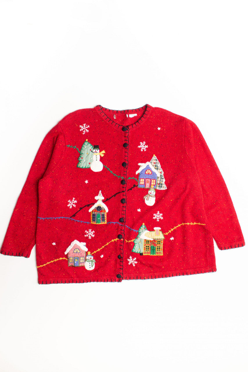 Red Ugly Christmas Cardigan 58983