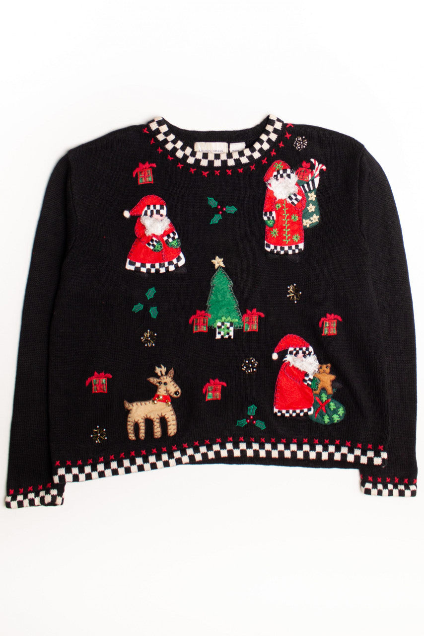 Black Ugly Christmas Pullover 58986
