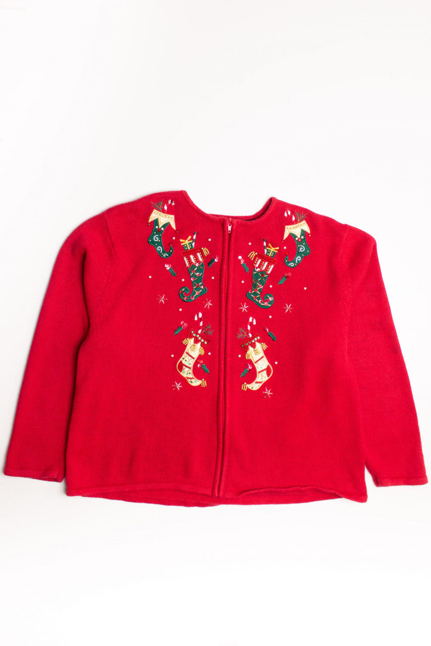 Red Ugly Christmas Cardigan 58992