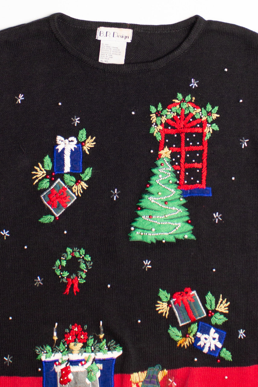 Black Ugly Christmas Pullover 58994