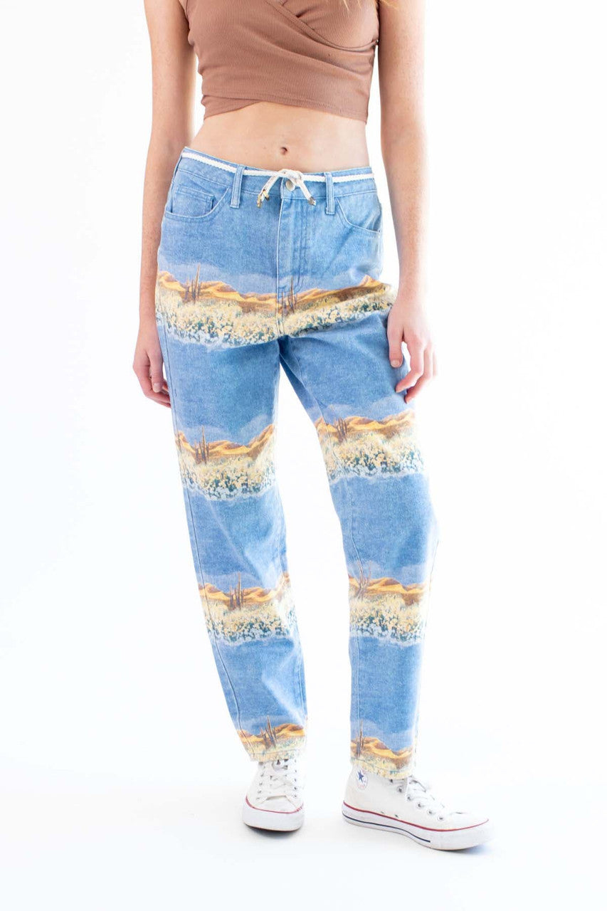 Desert Print Jeans
