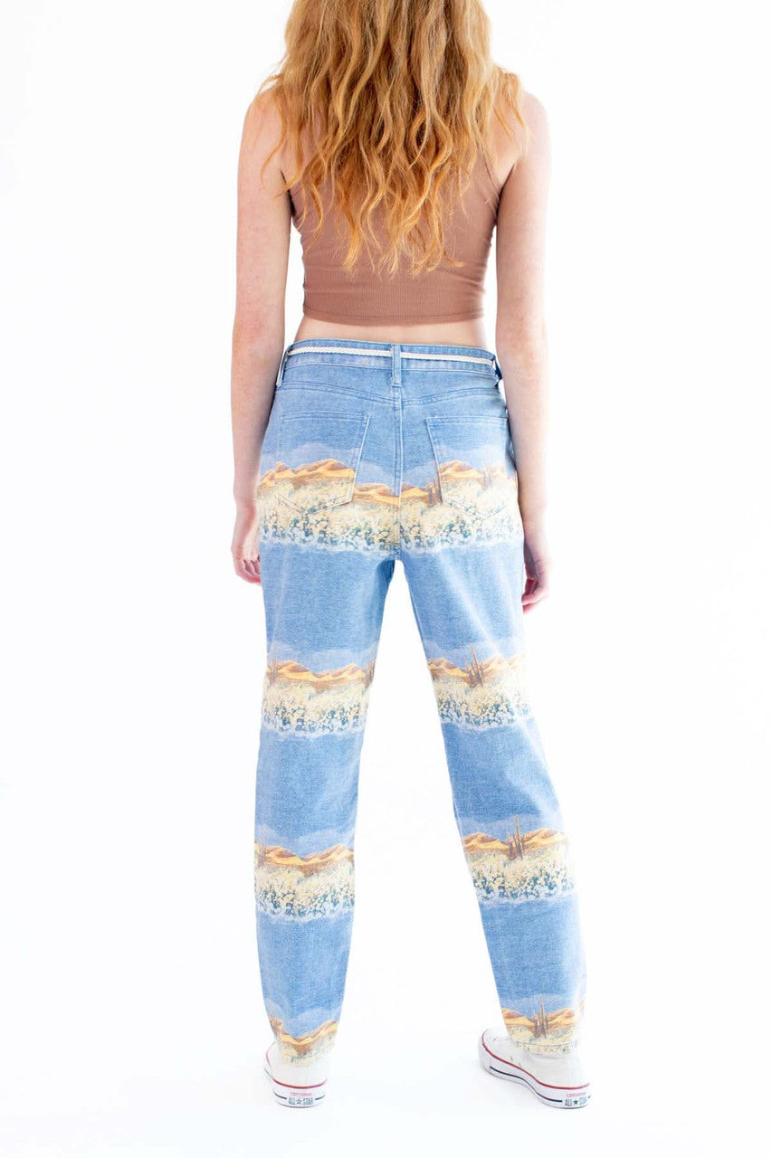 Desert Print Jeans