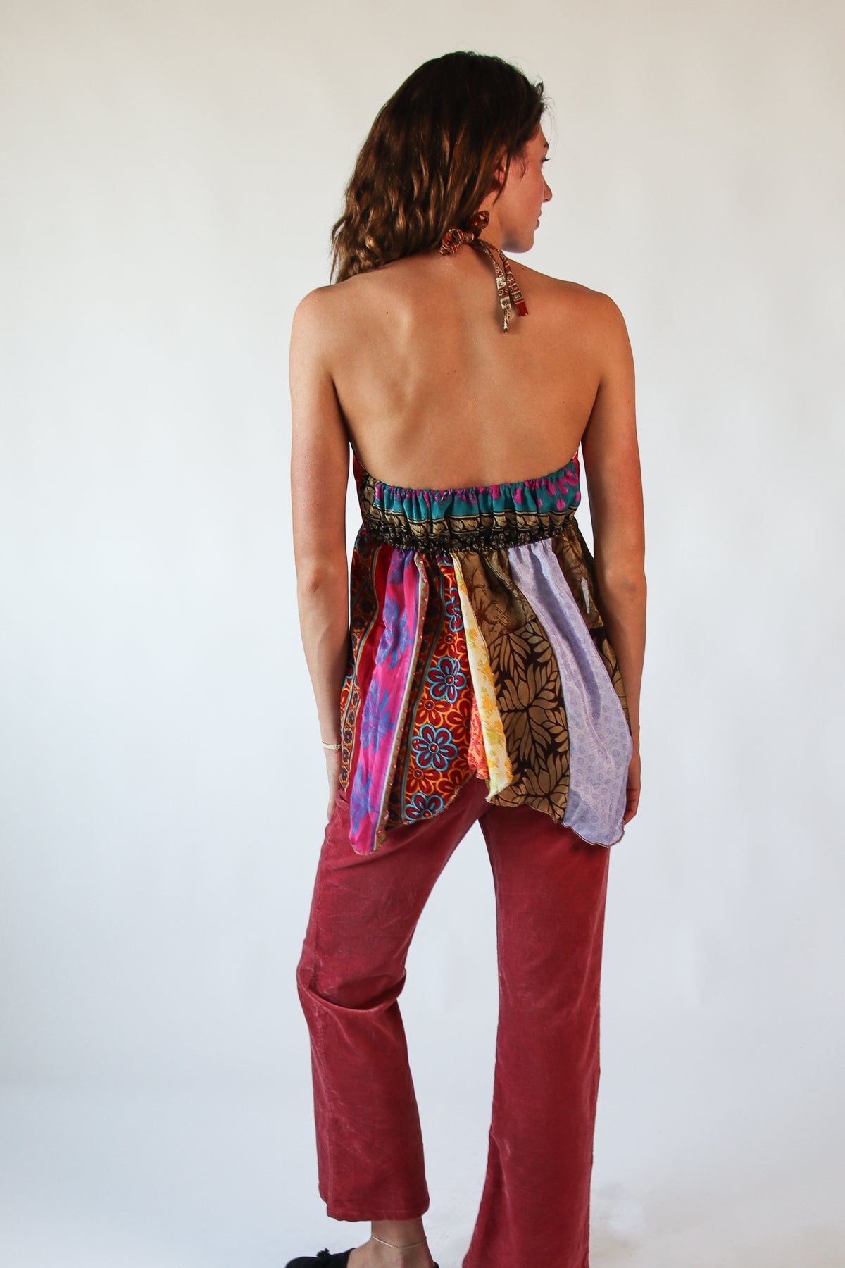 Patchwork Halter Top