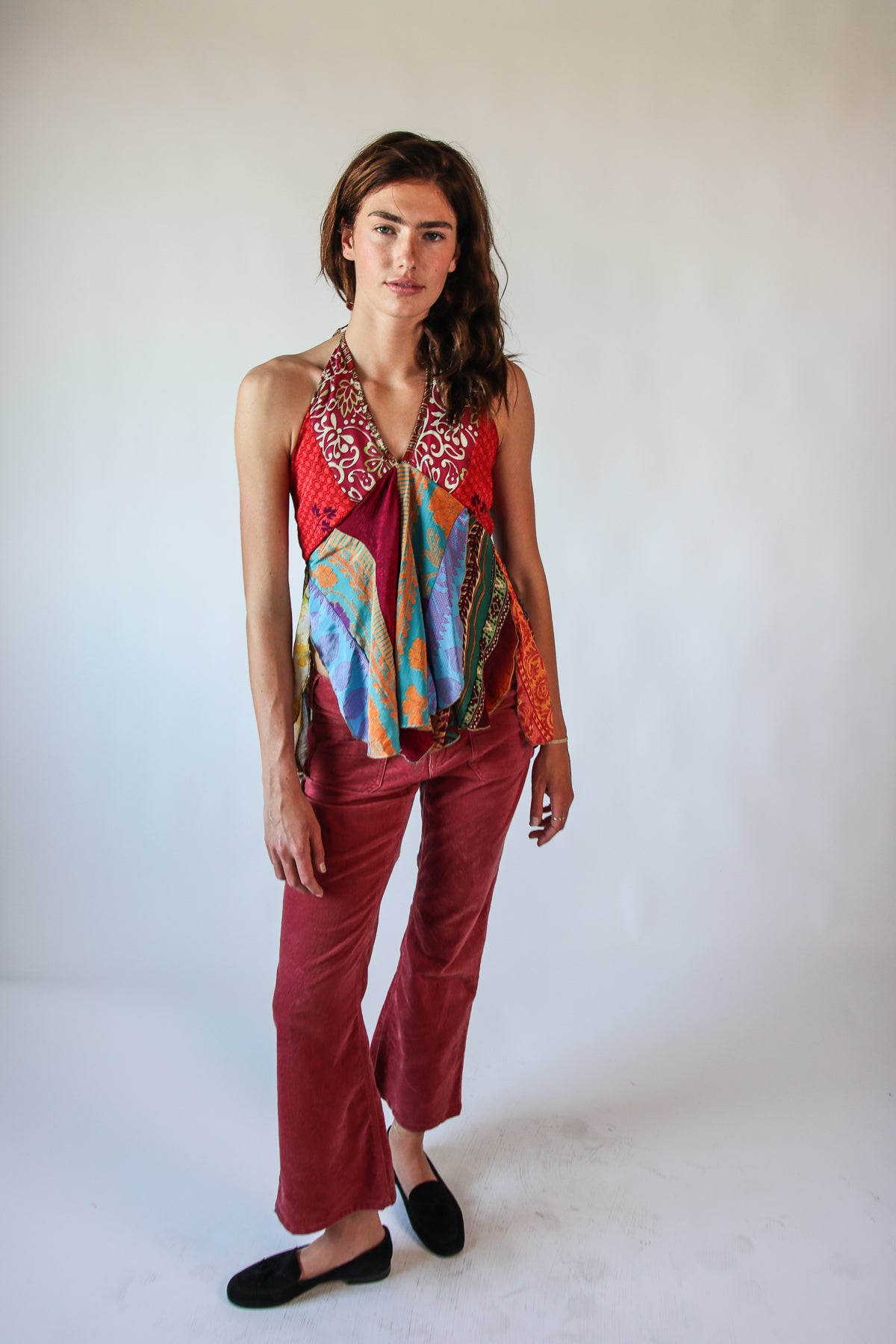 Patchwork Halter Top