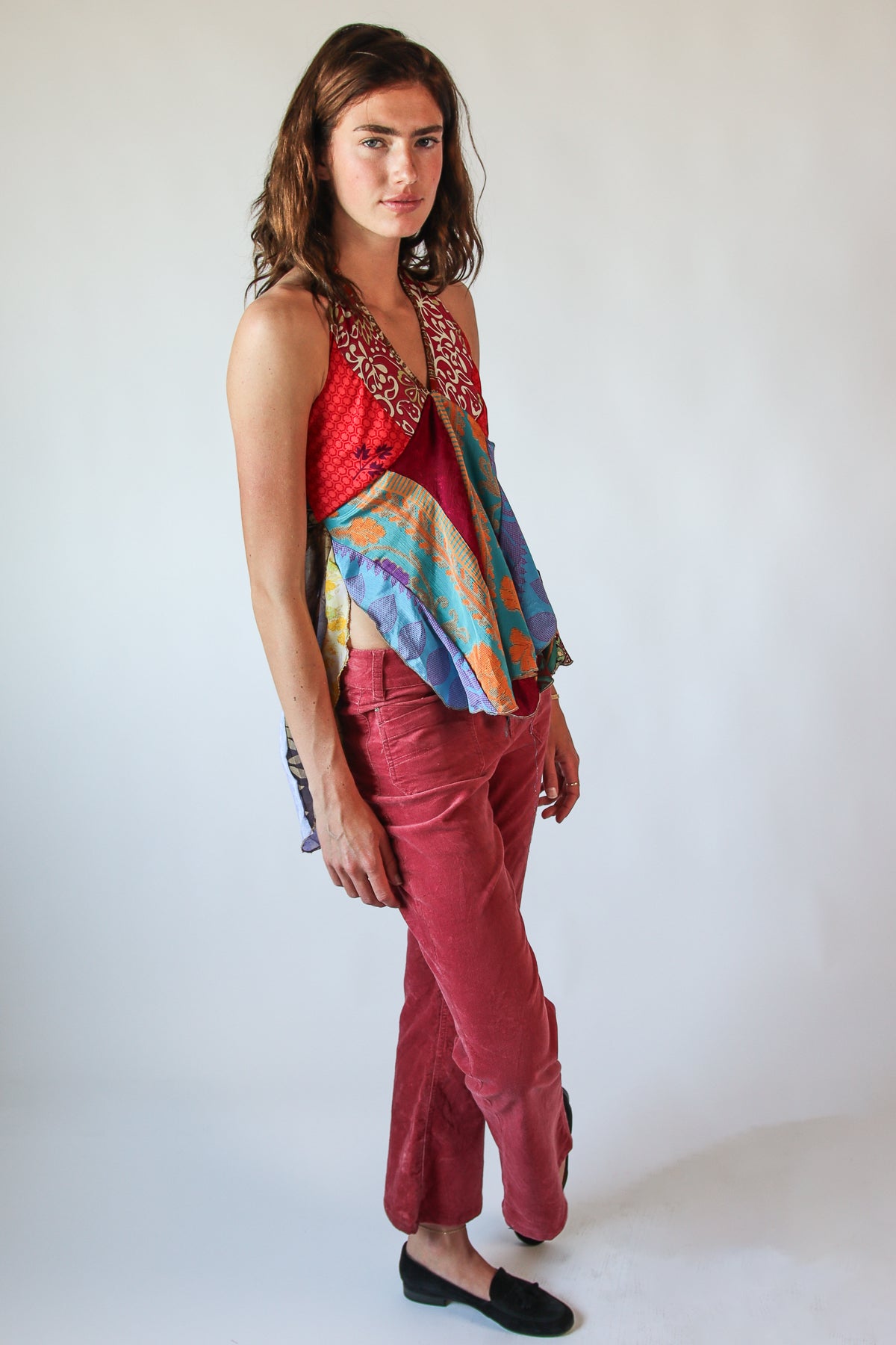 Patchwork Halter Top