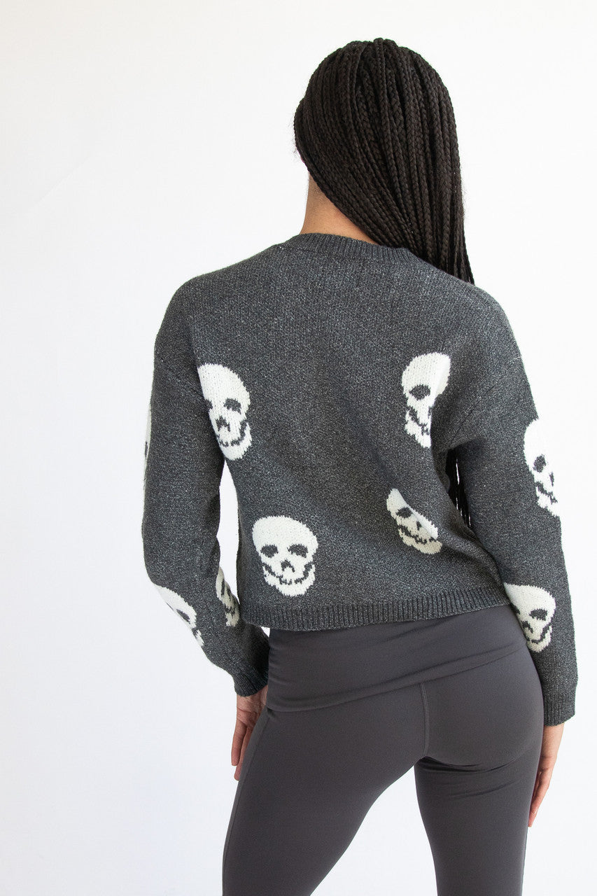 Skull Pullover Sweater