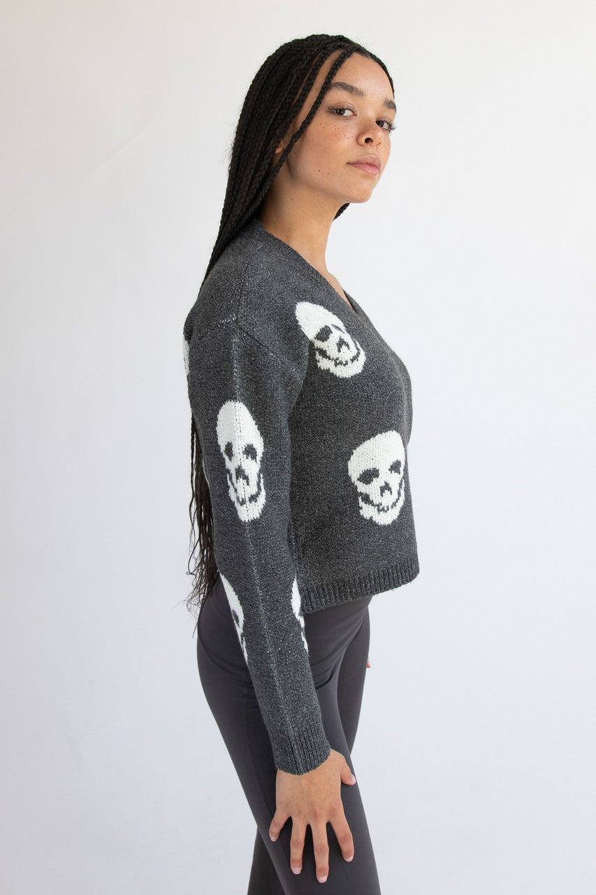 Skull Pullover Sweater