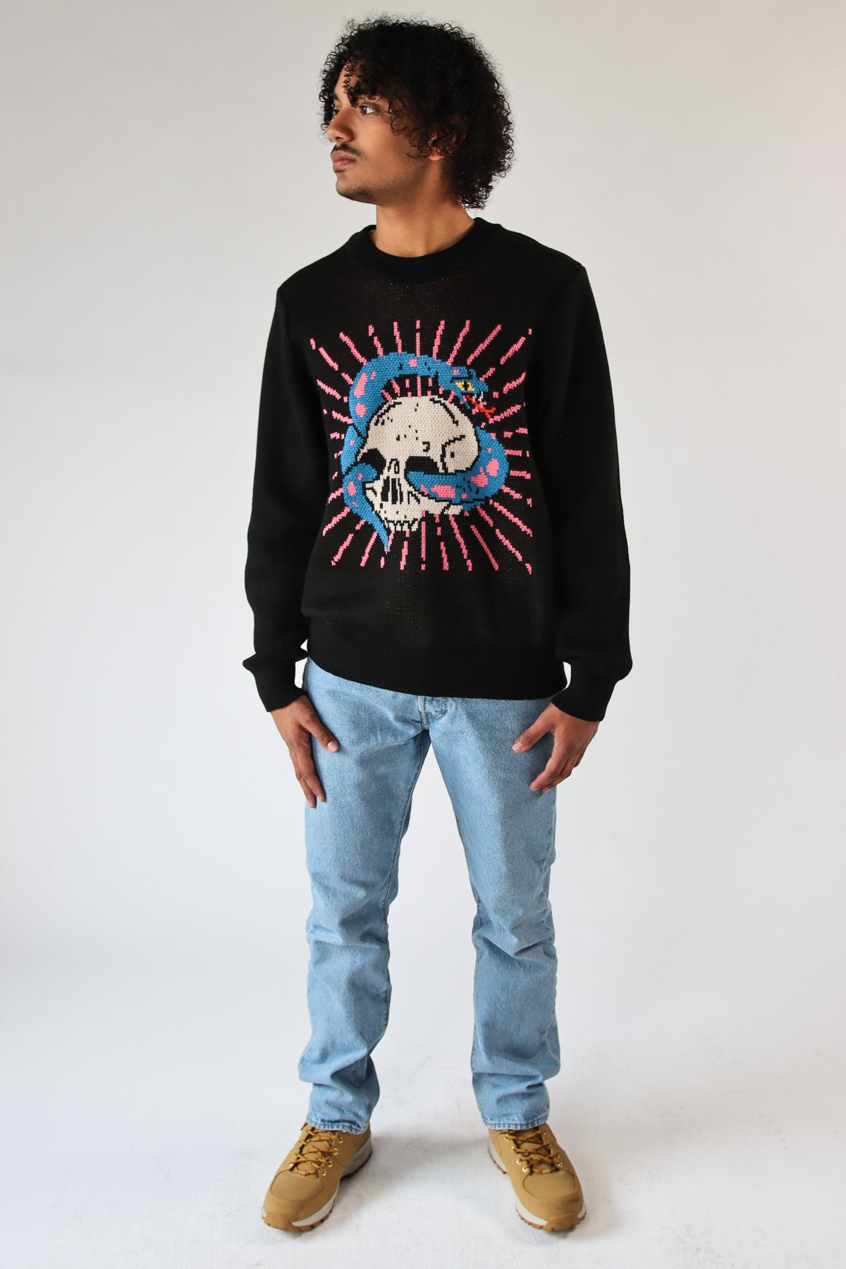 Skull Graphic Sweater
