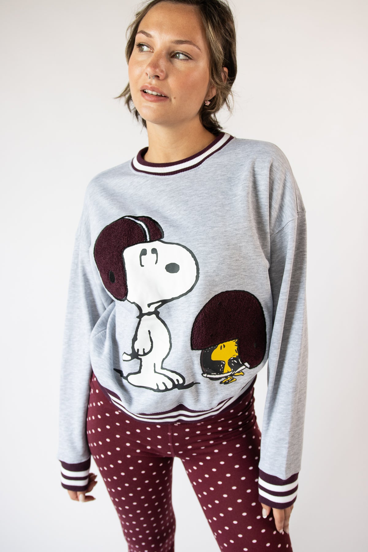 Football Snoopy Sweatshirt