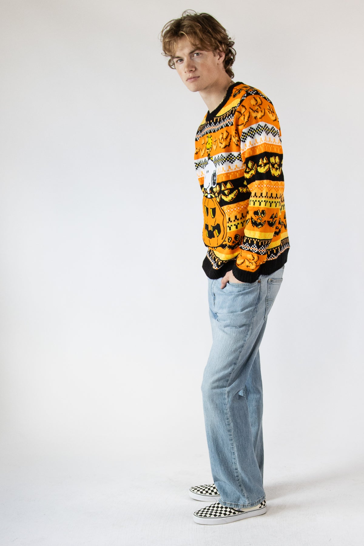Snoopy Jack O' Lantern Sweater