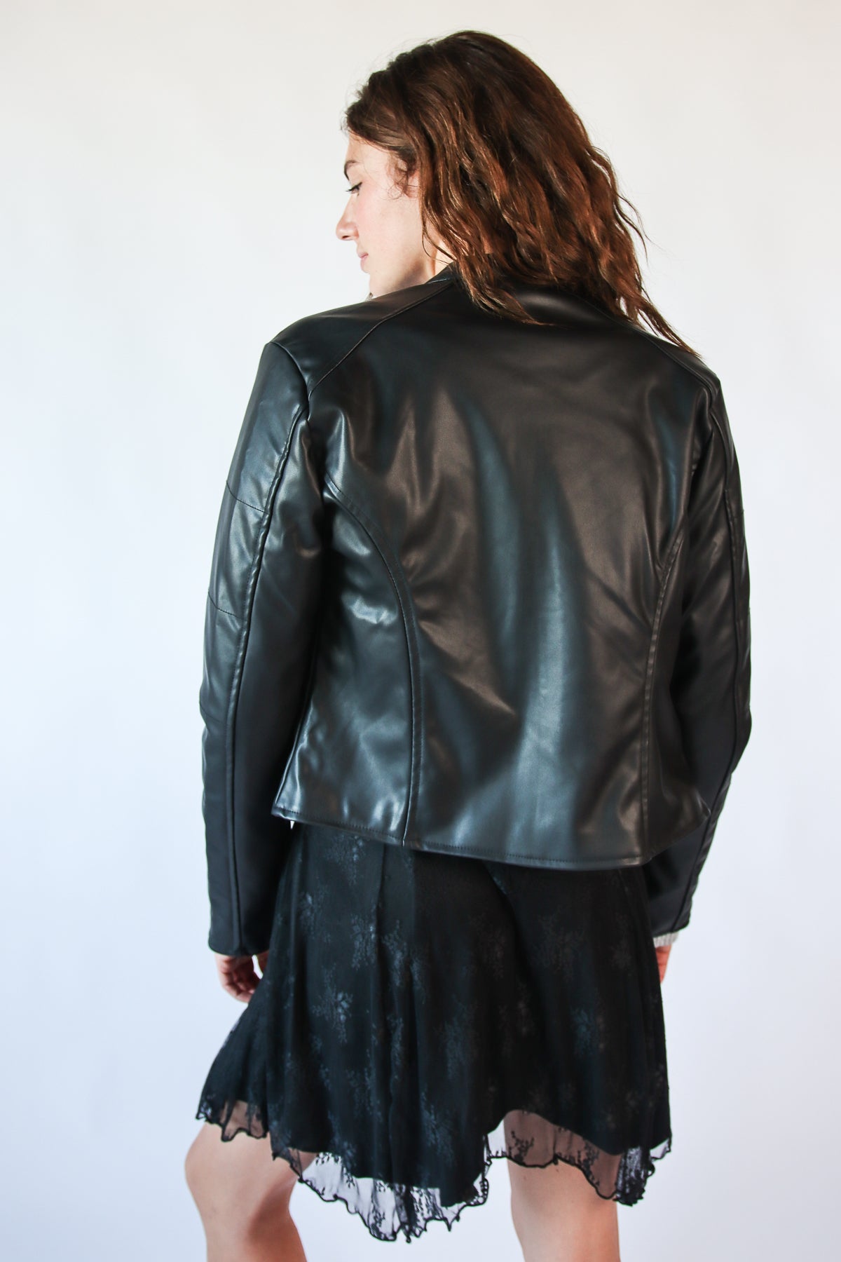 Solid Black Racing Jacket