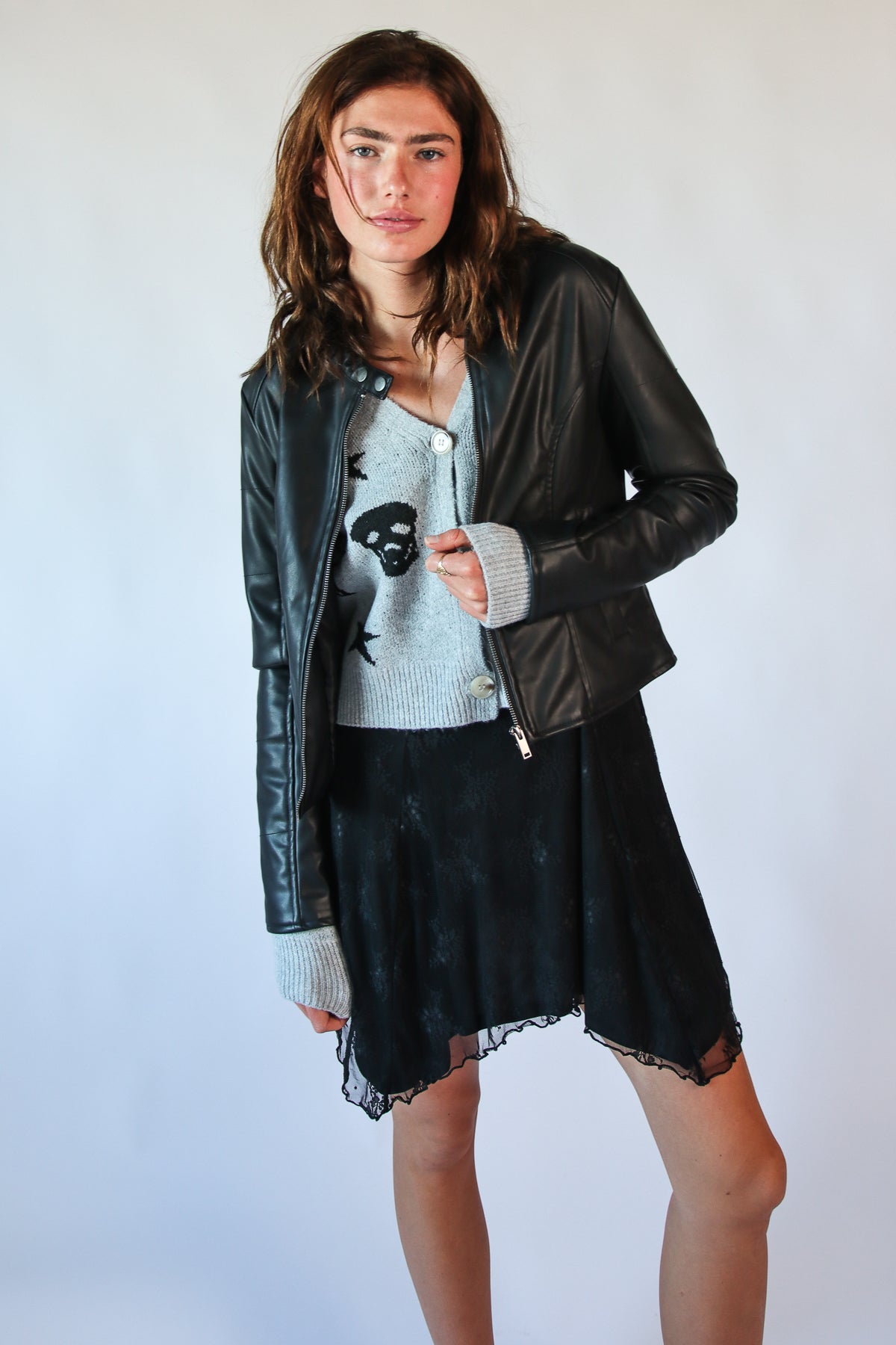 Solid Black Racing Jacket