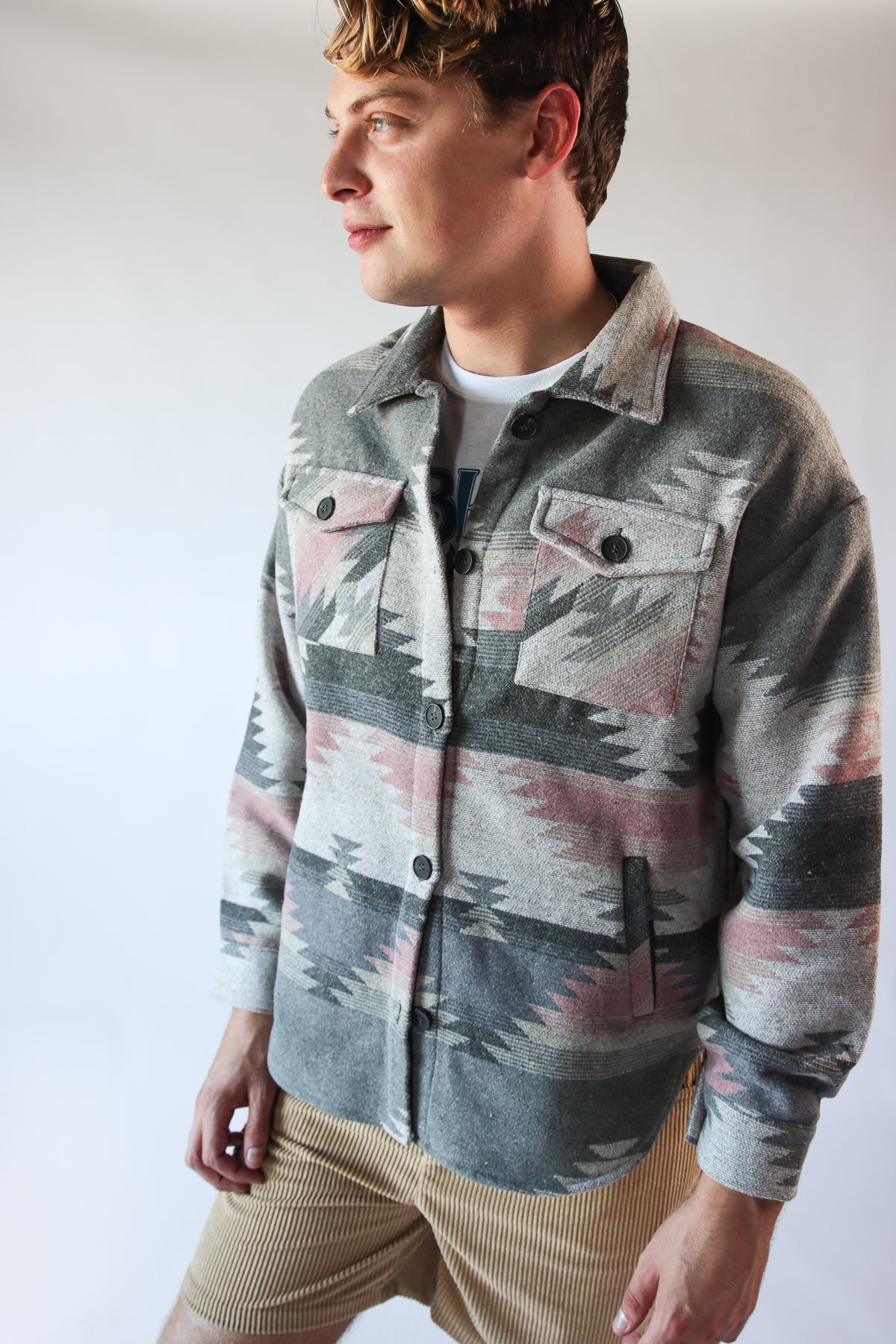 Southwest Print Shacket