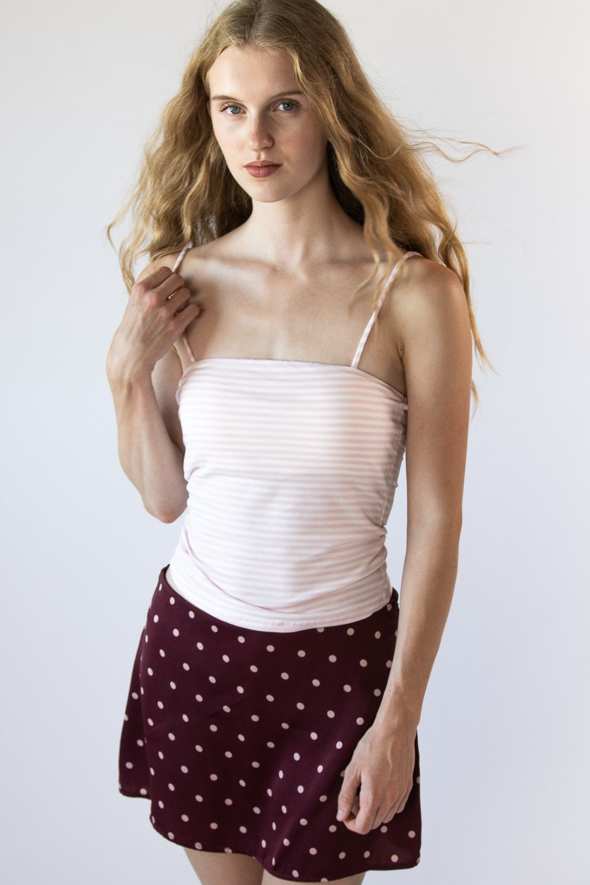 Striped Double Lined Cami