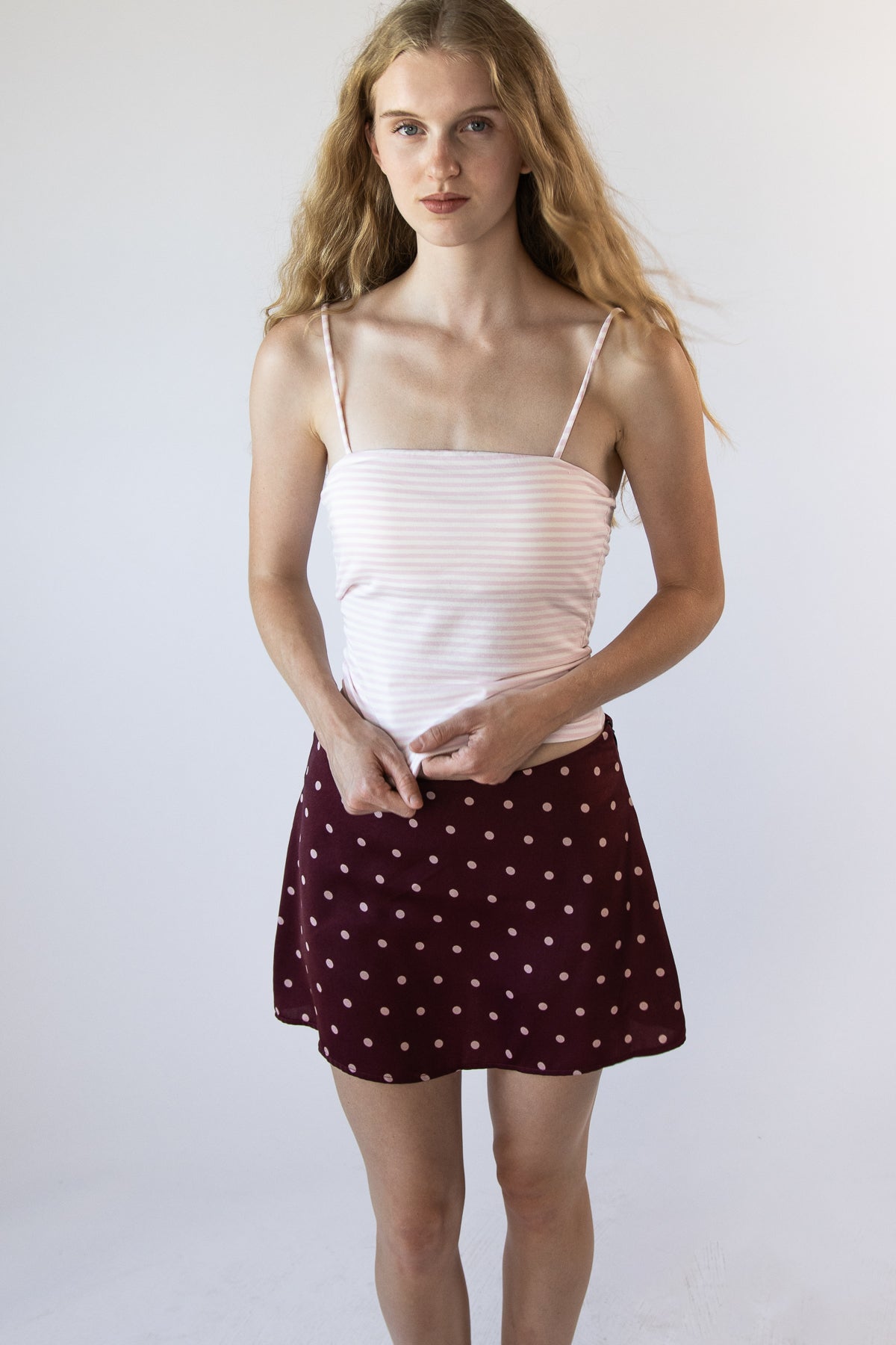 Striped Double Lined Cami