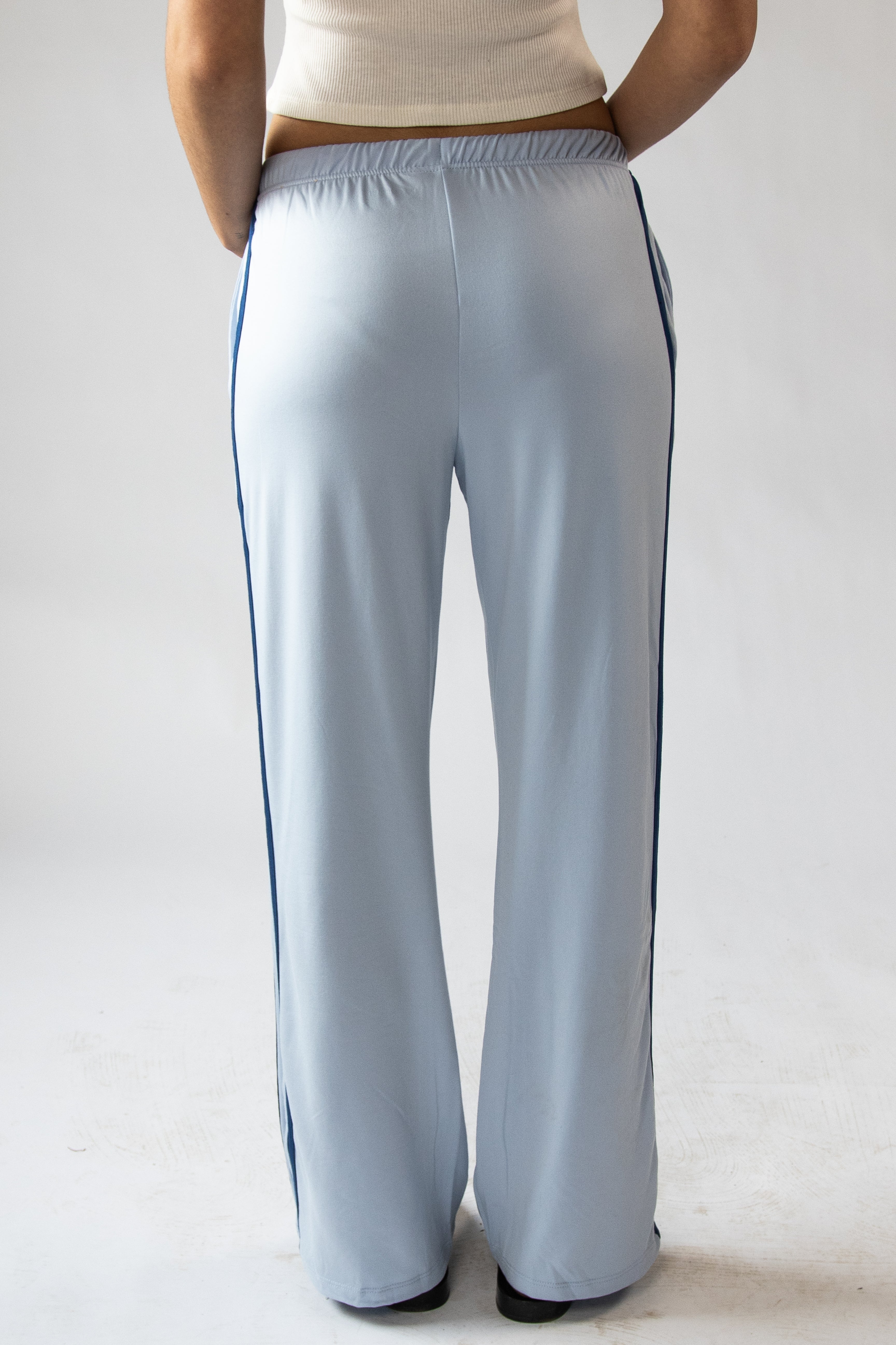 Fleece Lined Side Stripe Track Pants