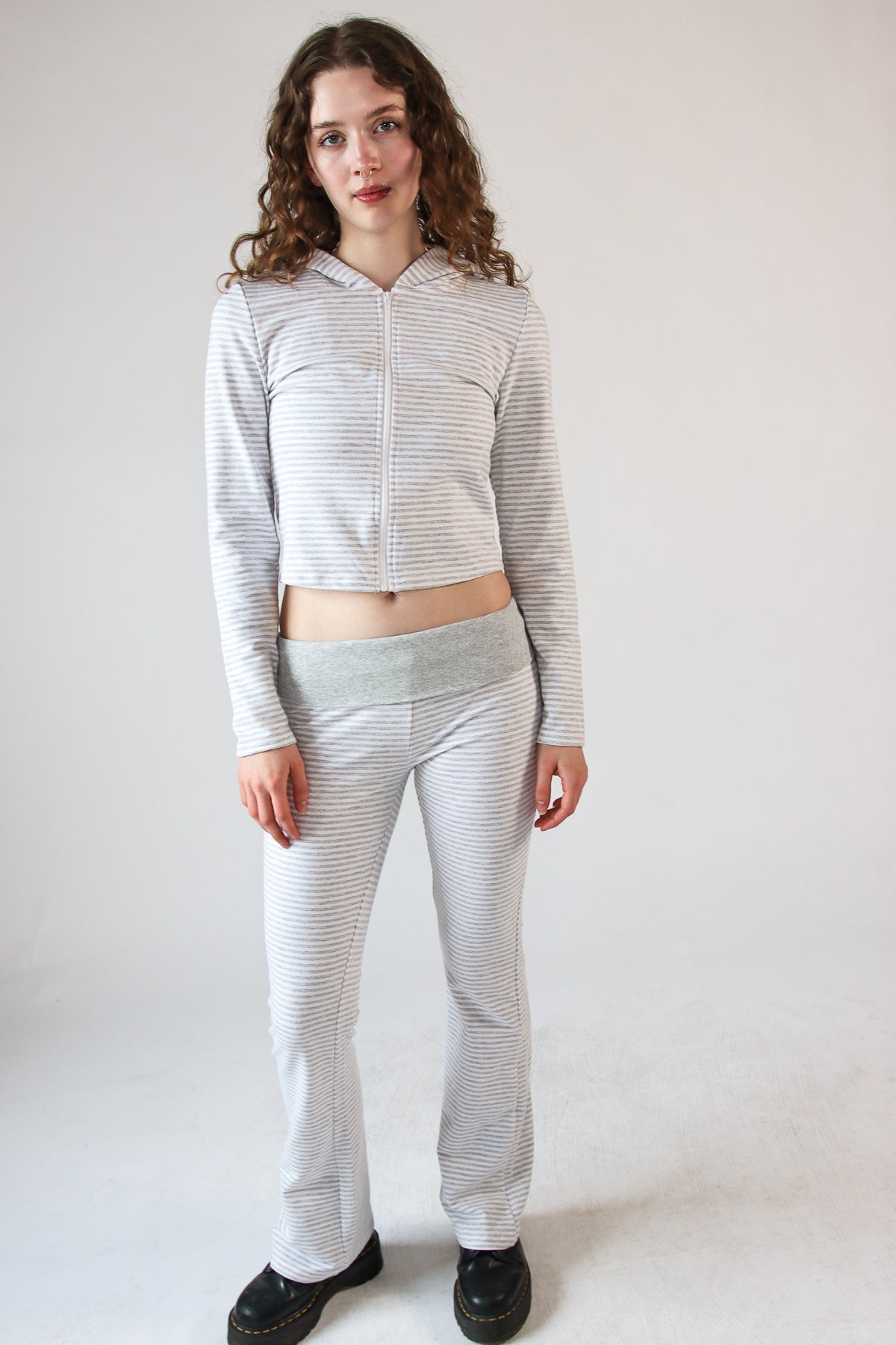 Striped Lounge Hoodie