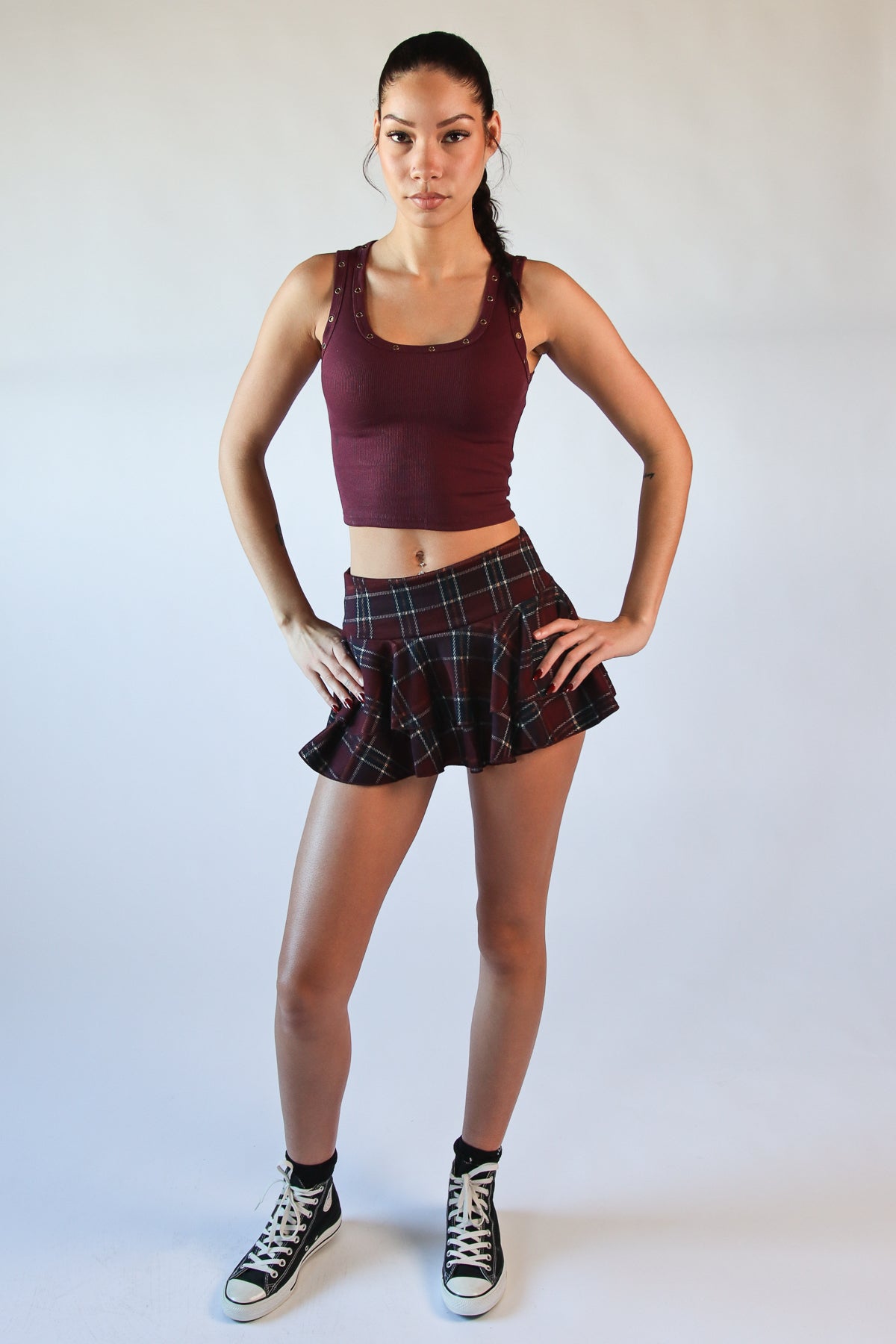 Studded Scoop Tank Top