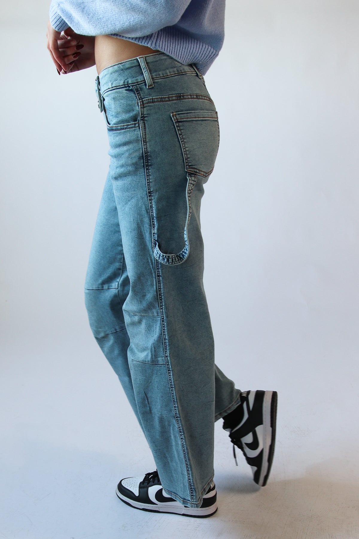 Super Wide Leg Carpenter Jeans
