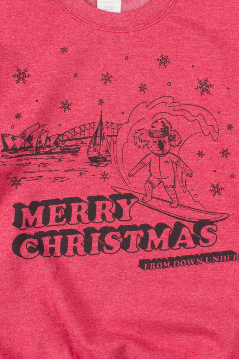 Surfing Koala Christmas Sweatshirt