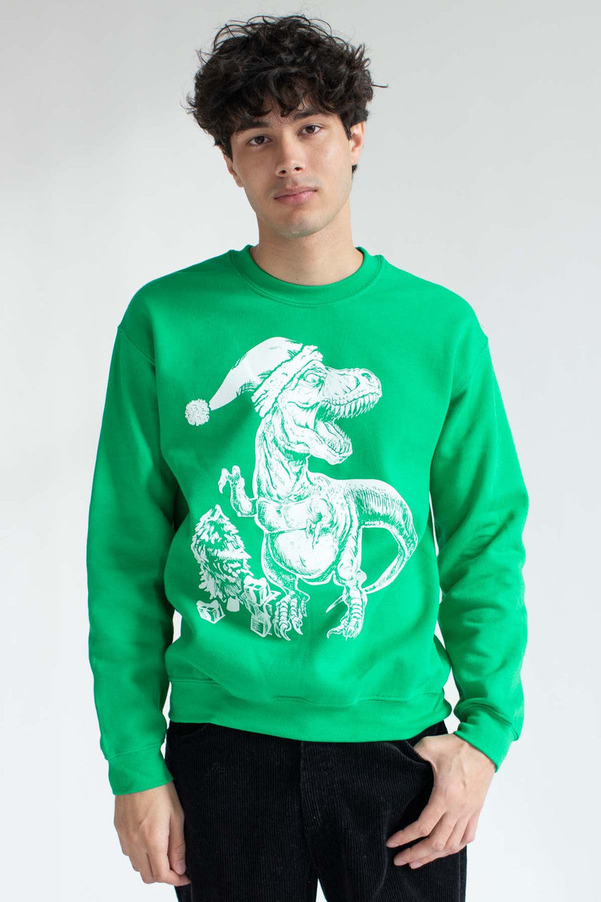 T-Rex Ugly Christmas Sweatshirt