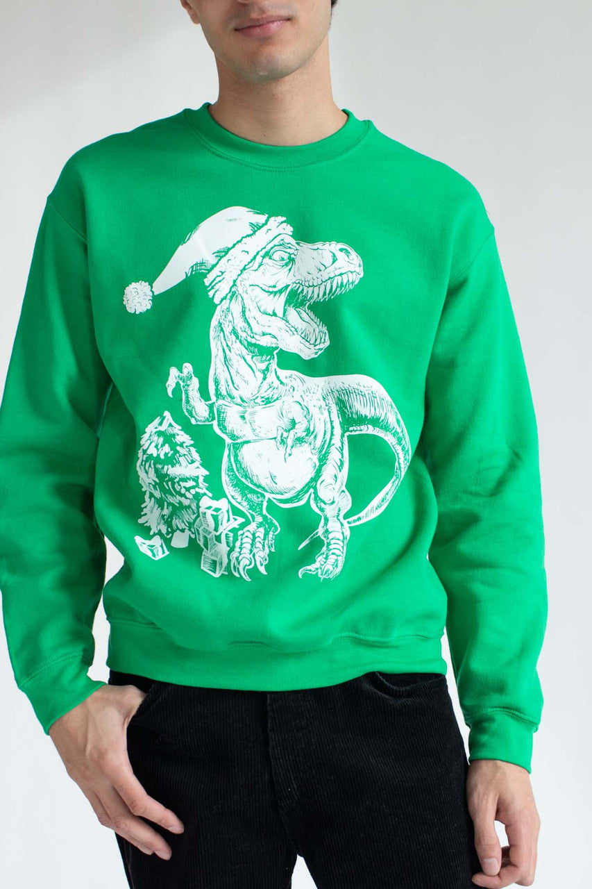 T-Rex Ugly Christmas Sweatshirt