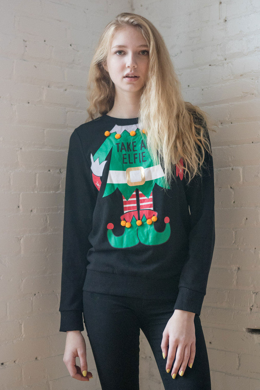 Take An Elfie Sweatshirt