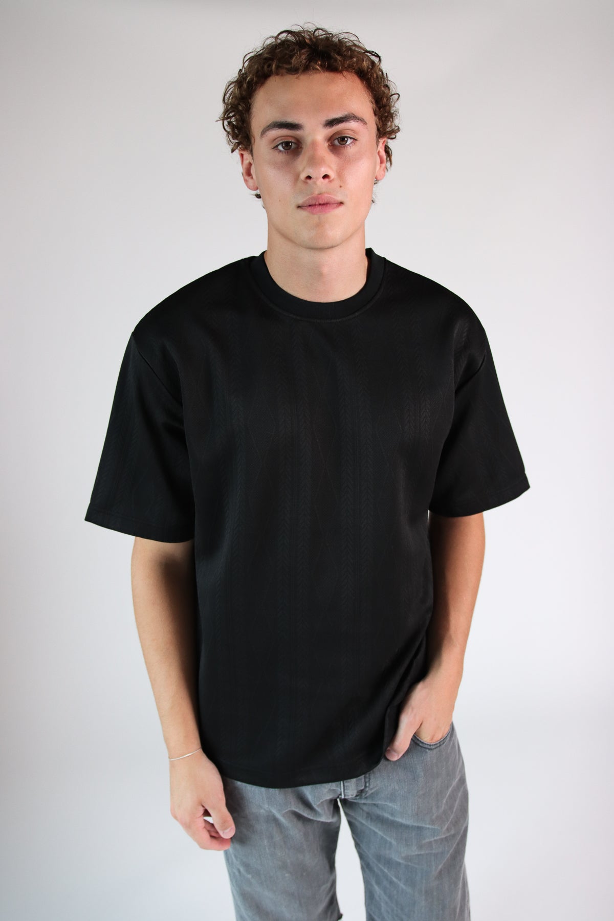 Textured Diamond Tee