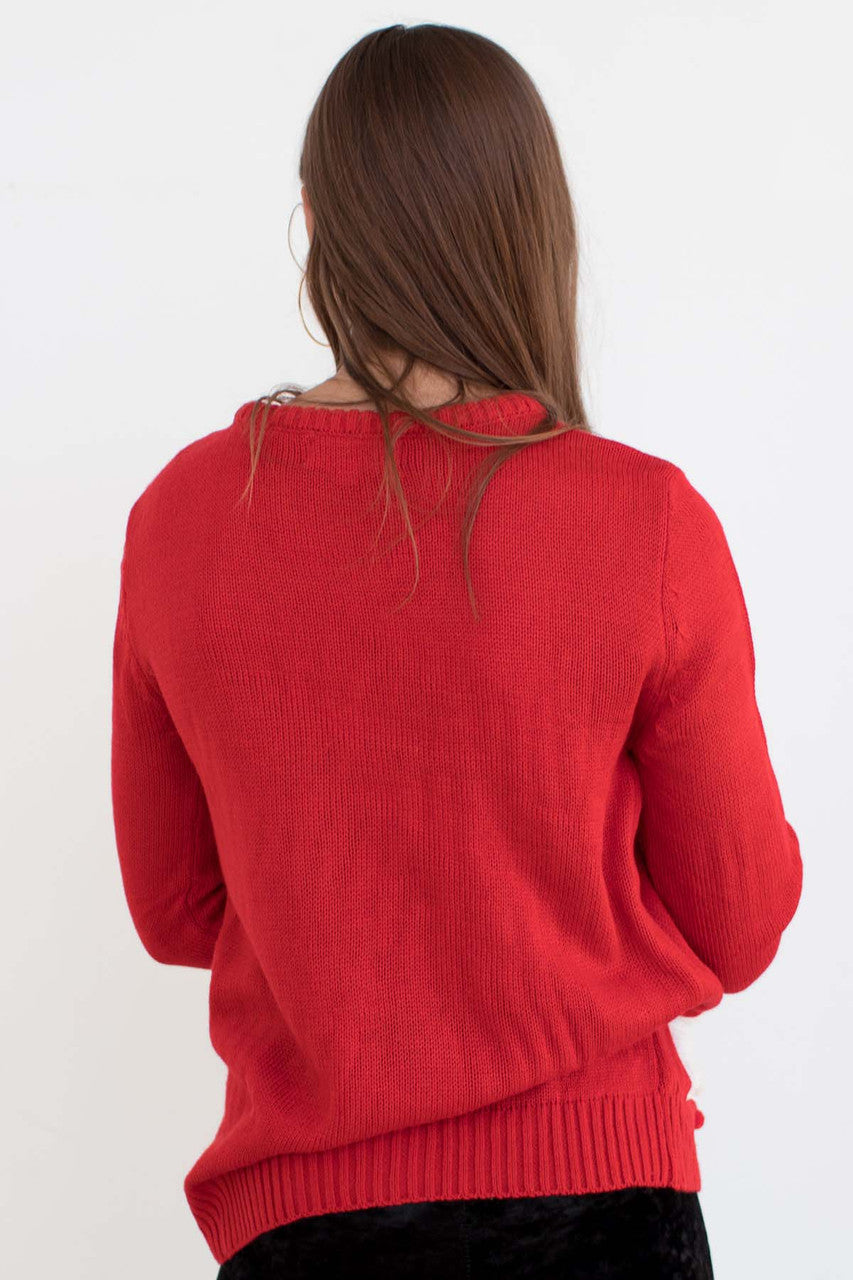 Three Llamas Holiday Sweater