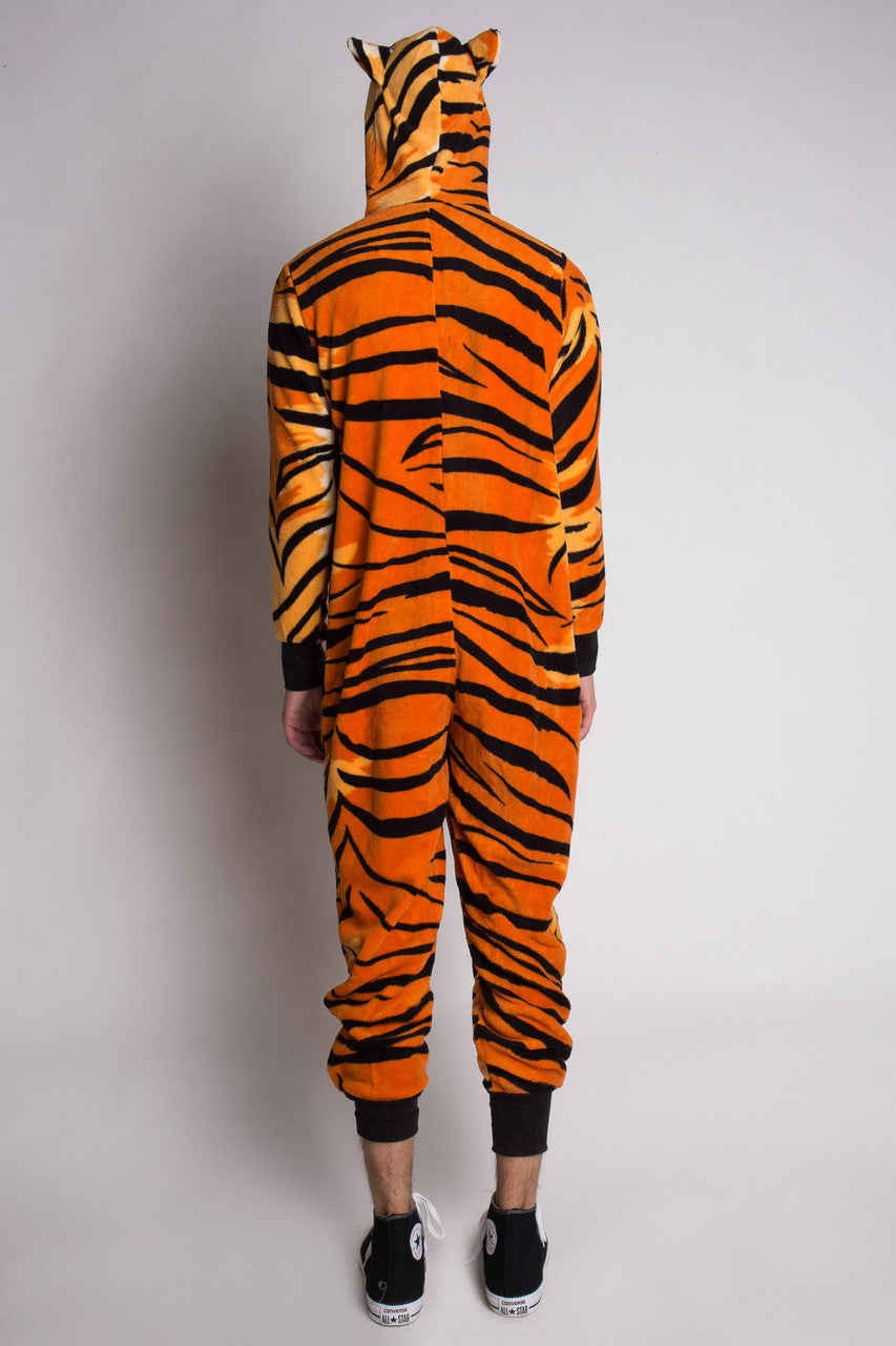 Tiger Print Onesie Pajamas