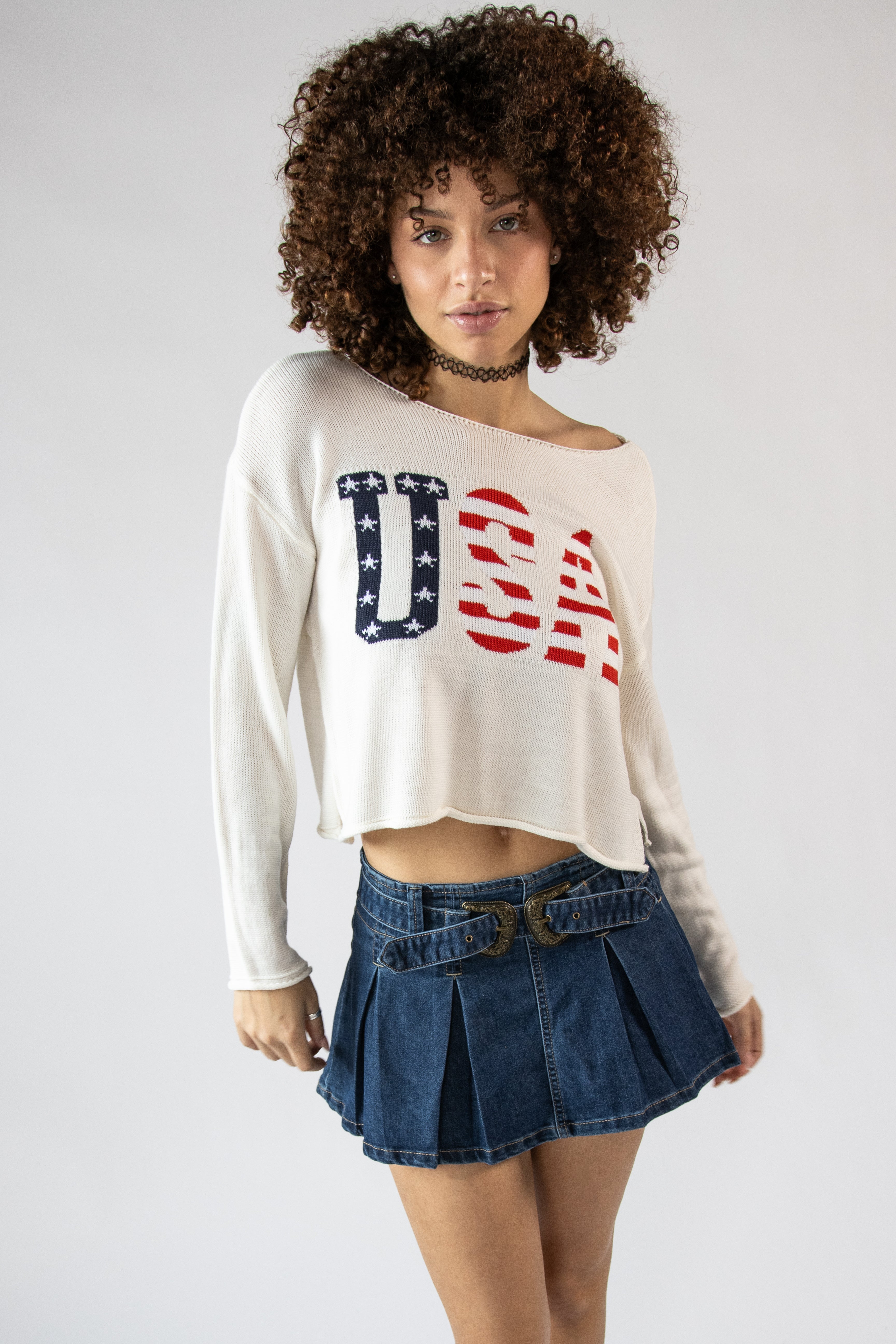 USA Knit Sweater