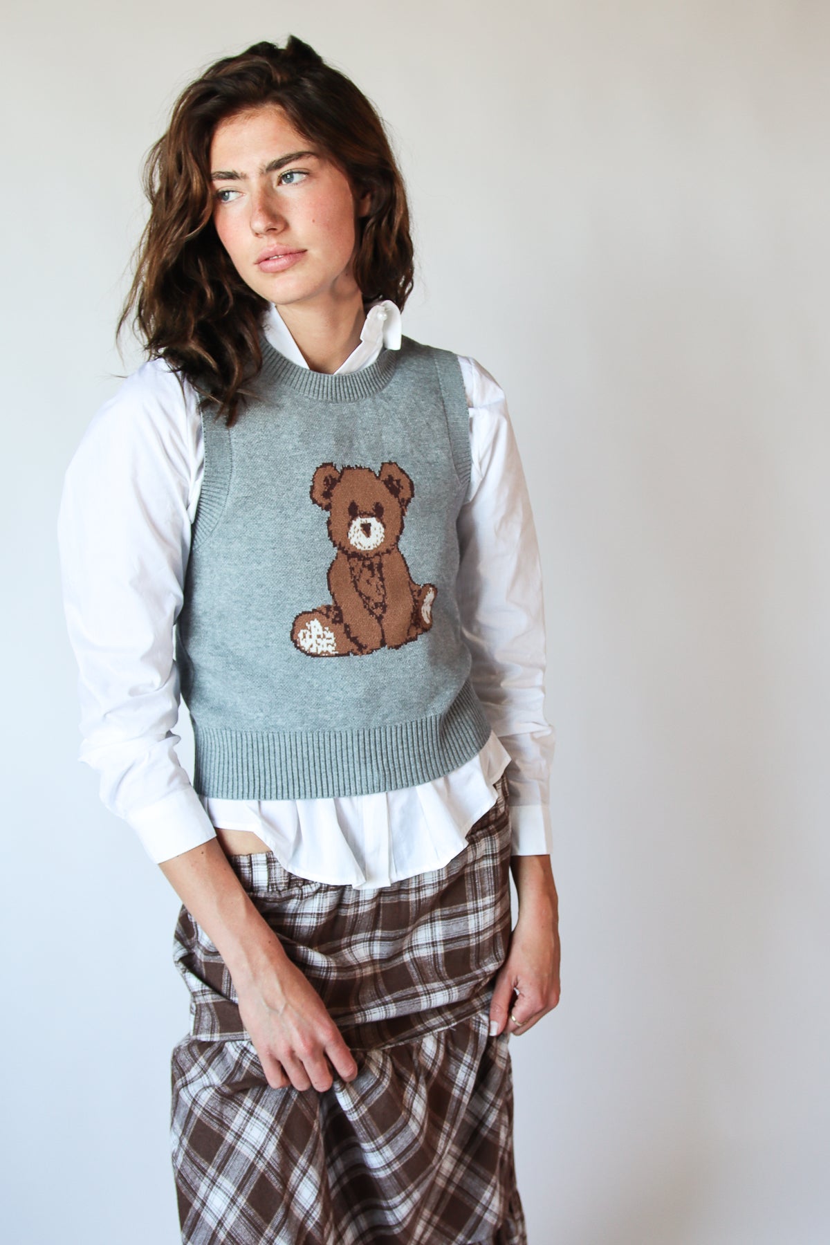 Graphic Sweater Vest