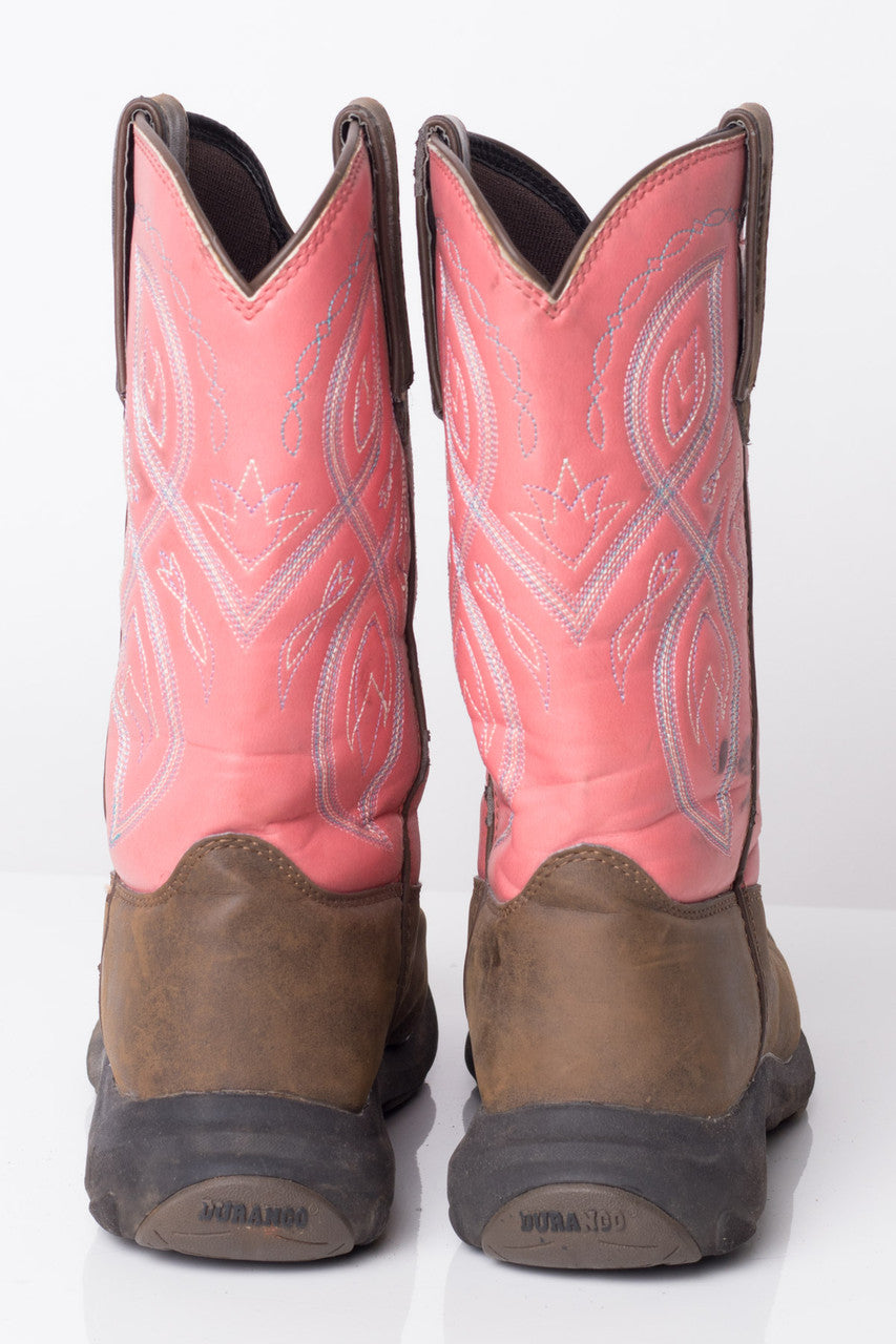 Two-Toned Durango Vintage Cowboy Boots (9 M)