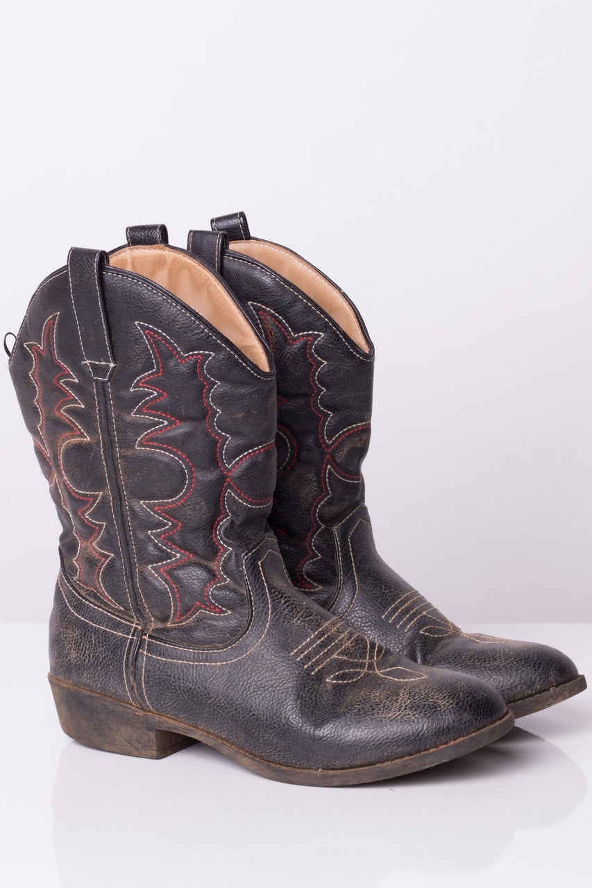 Boys Vegan Cowboy Boots (5)