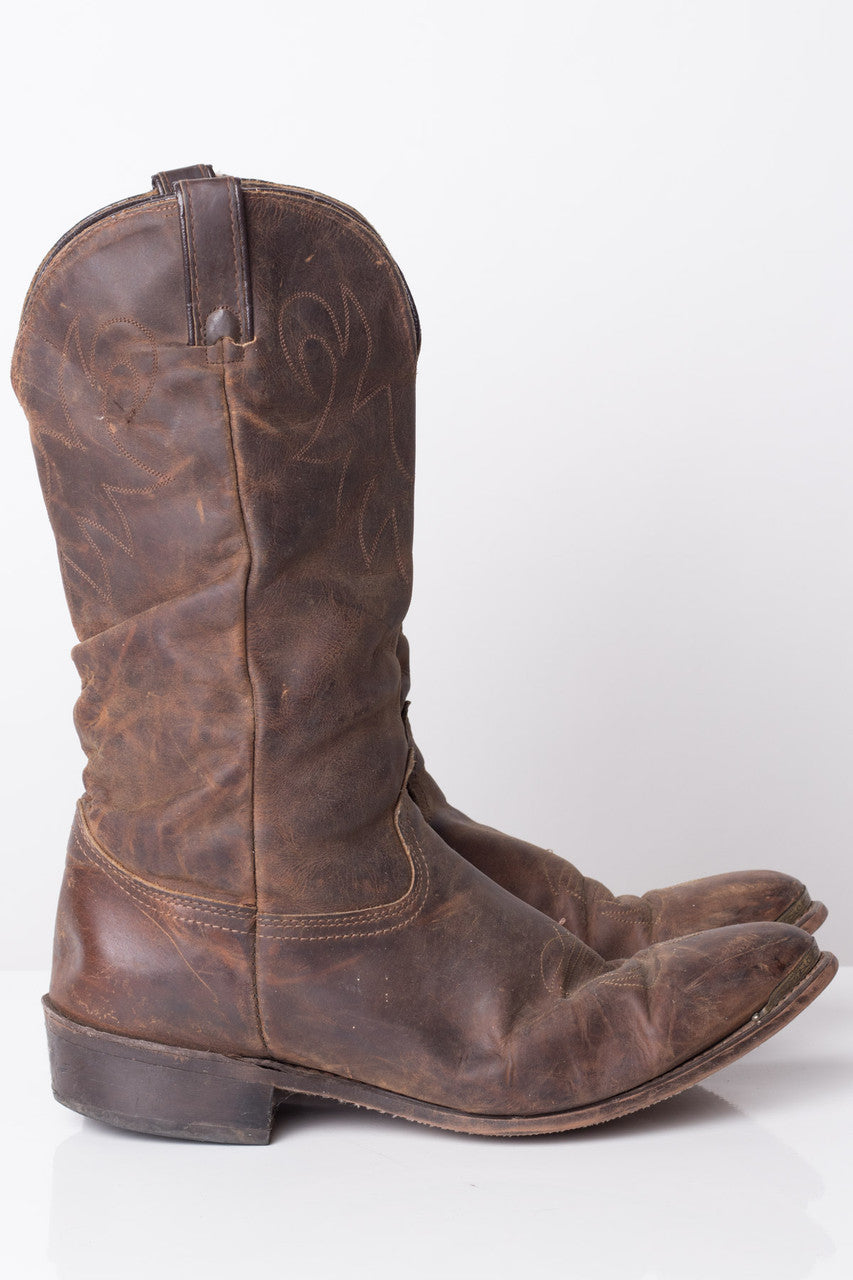 Brown Durango Vintage Cowboy Boots (13D)