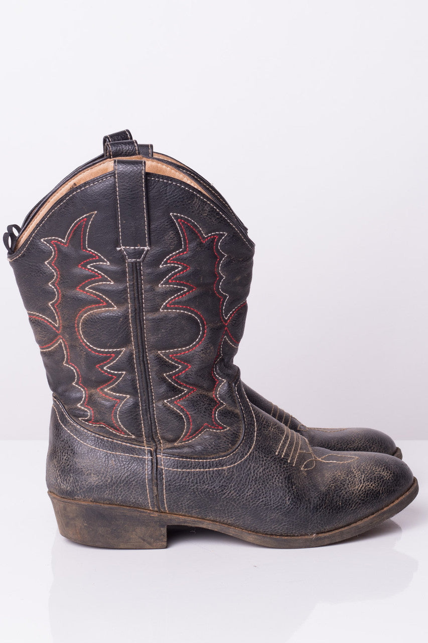 Boys Vegan Cowboy Boots (5)